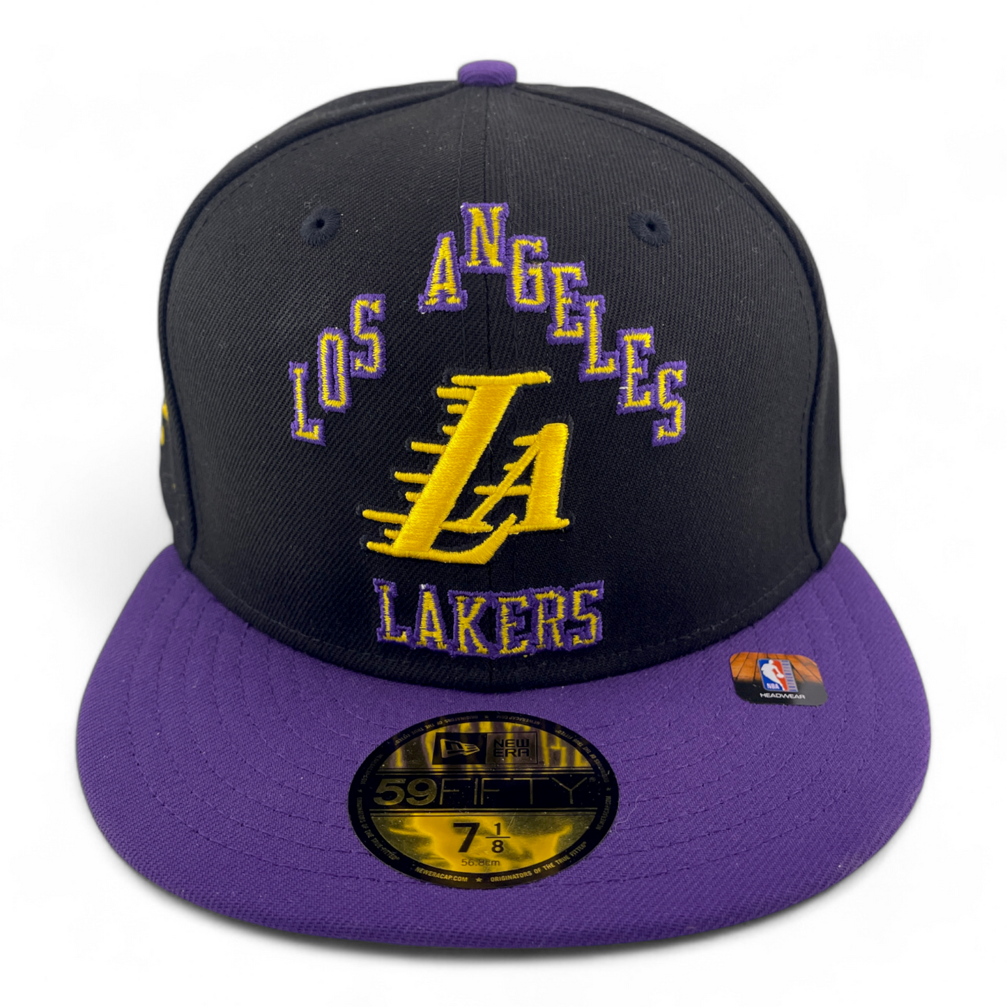 New Era Los Angeles Lakers NBA 2023 City Edition Purple 59Fifty Fitted Hat Cap