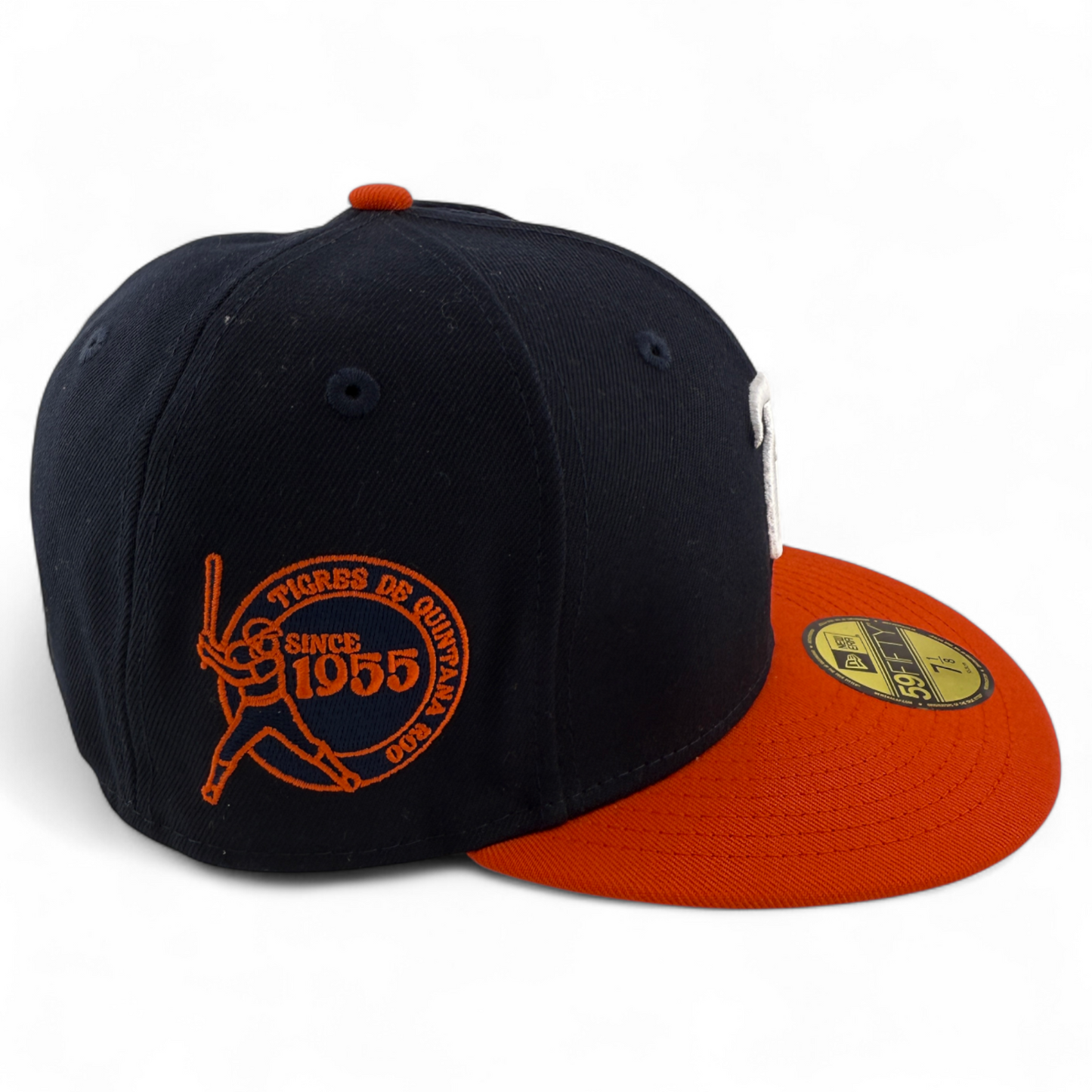 New Era Tigres de Quintana Roo México League LMB Navy 59FIFTY Fitted Hat Cap