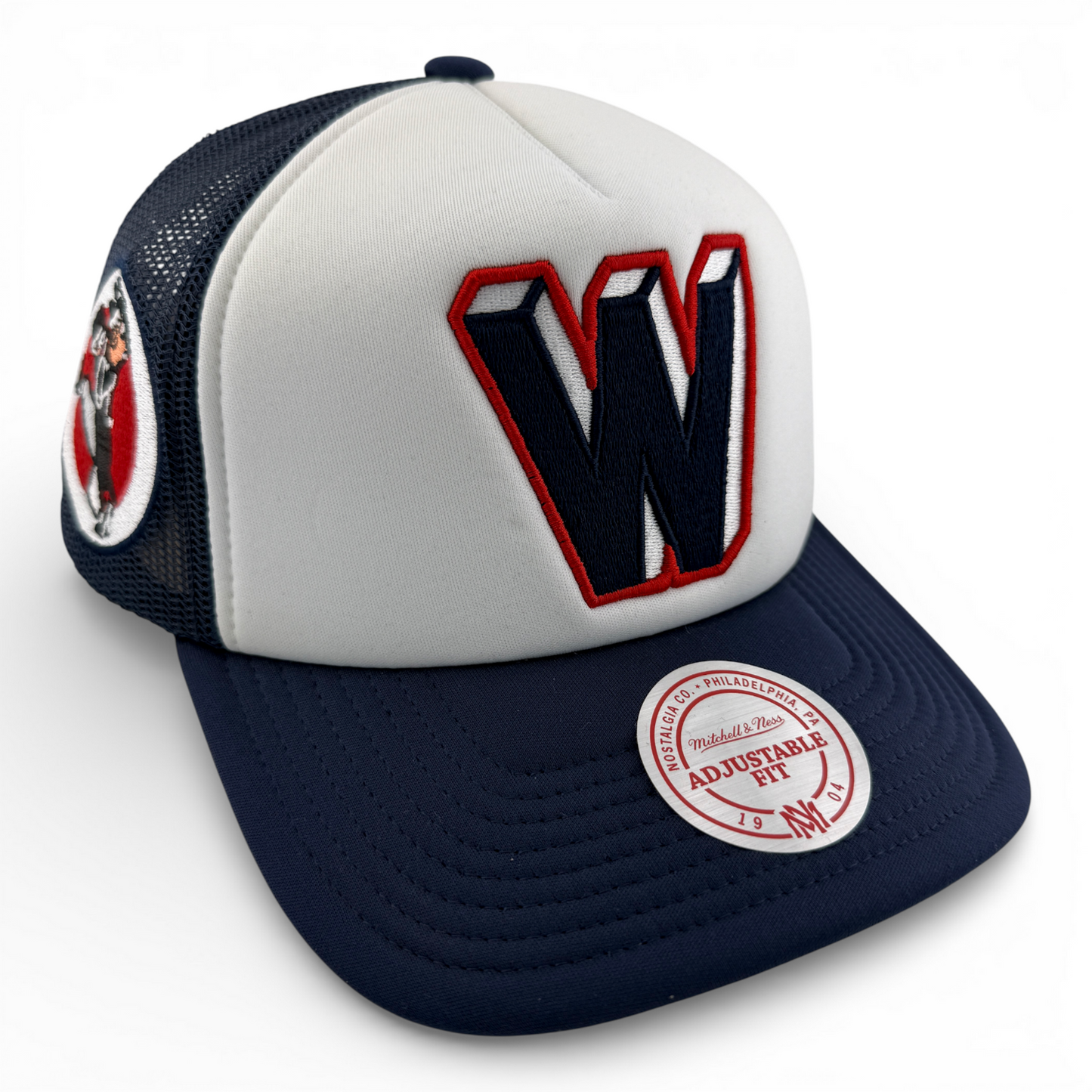Mitchell  & Ness Washington Nationals MLB Foam Trucker Mesh Snapback Adjustable