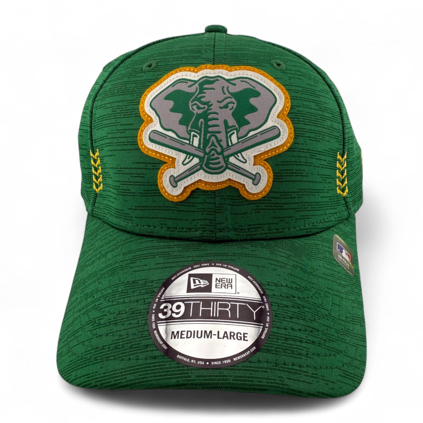 New Era Oakland Athletics A's MLB 2024 Clubhouse 39Thirty Stretch Fit Hat Cap