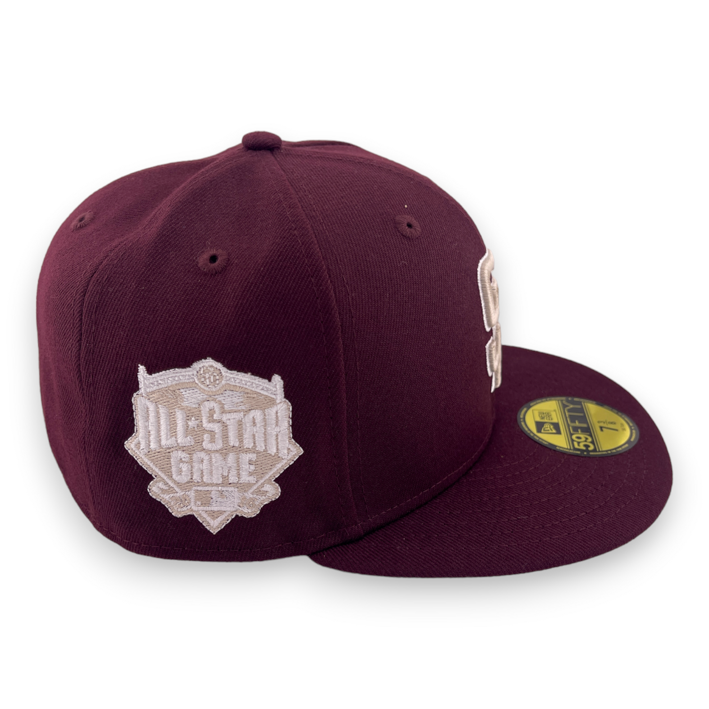 New Era San Diego Padres 2016 All-Star Game Patch Maroon/Beige UV 59FIFTY Hat Cap