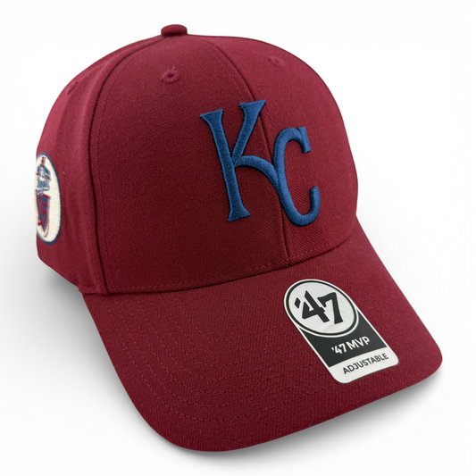 '47 Brand Kansas City Royals MLB Sure Shot Creed MVP Snapback Adjustable Hat Cap