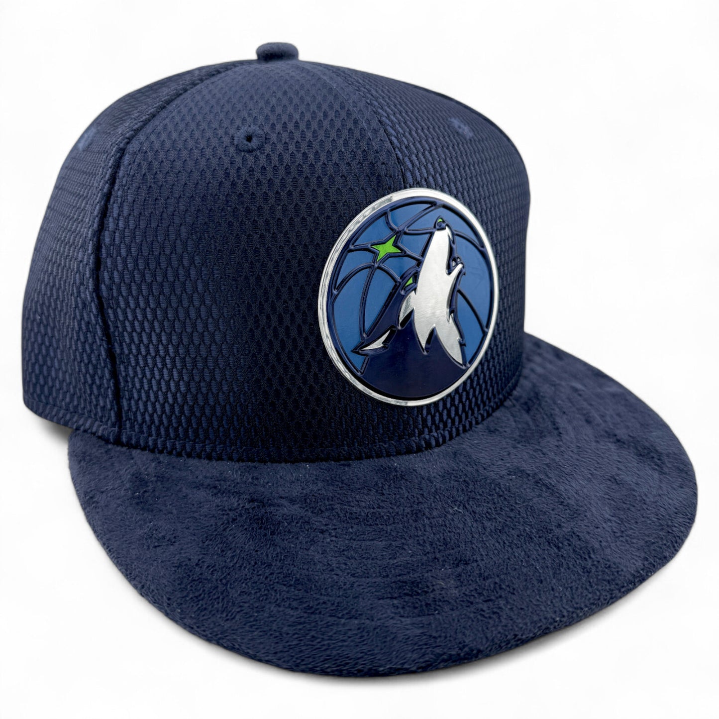 New Era Minnesota Timberwolves NBA Felt Visor Deadstock 59Fifty Fitted Hat Cap