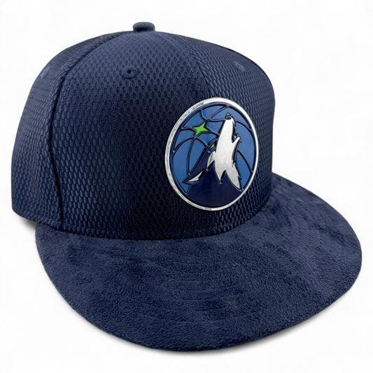 New Era Minnesota Timberwolves NBA Felt Visor Deadstock 59Fifty Fitted Hat Cap