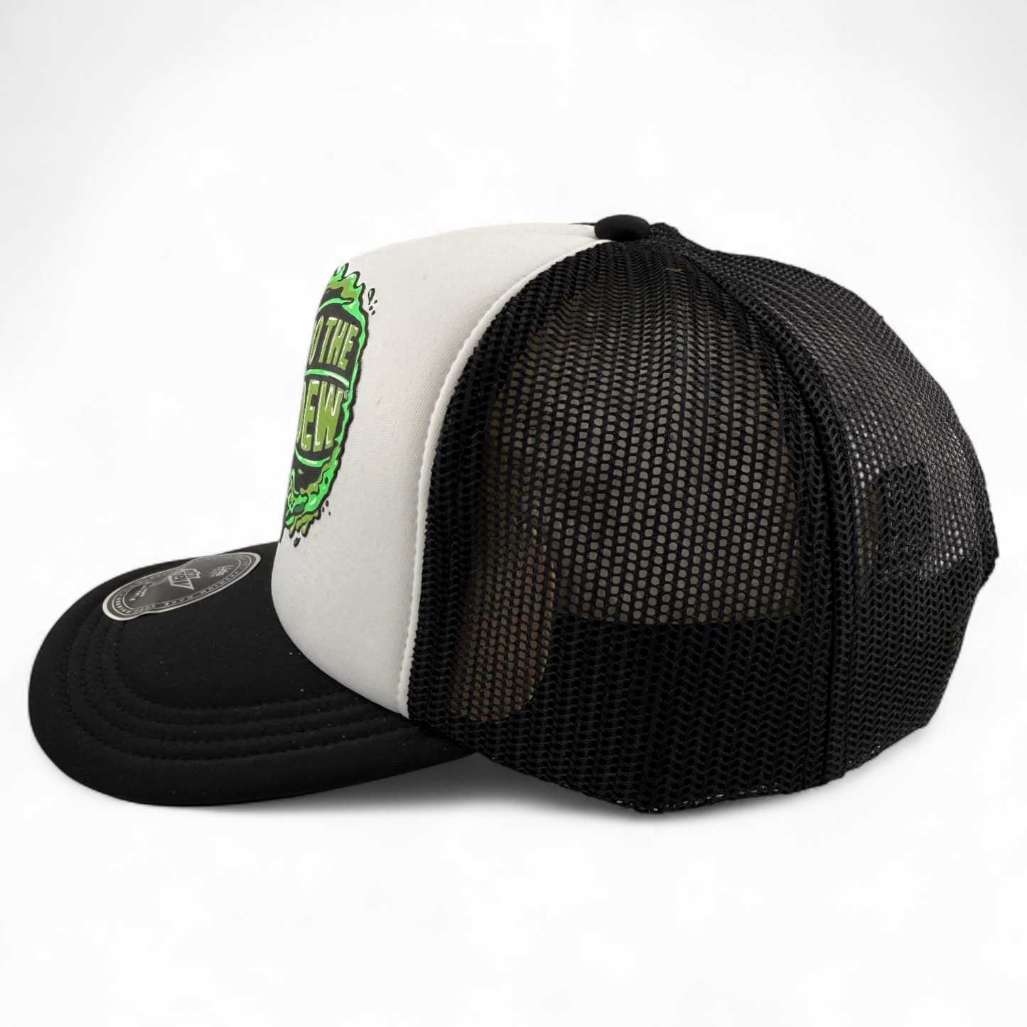 Mountain Dew the Dew Basketball Mtn Foam Trucker Mesh Adjustable Snapback Hat