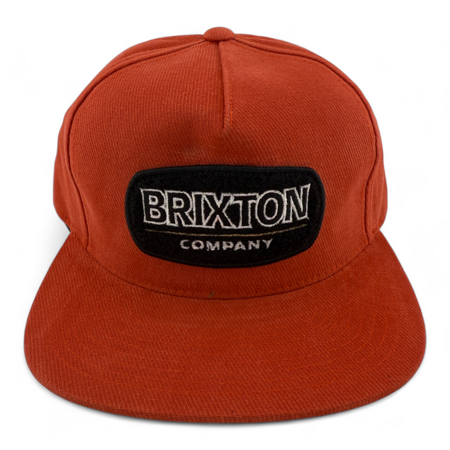 Brixton Company Canyon MP Cotton Burnt Red A-Frame Snapback Adjustable Hat Cap