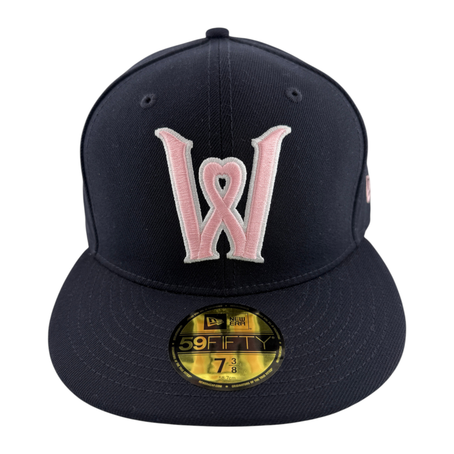 New Era Worcester WooSox Red Sox MiLB 2024 Mothers Day 59Fifty Fitted Hat Cap
