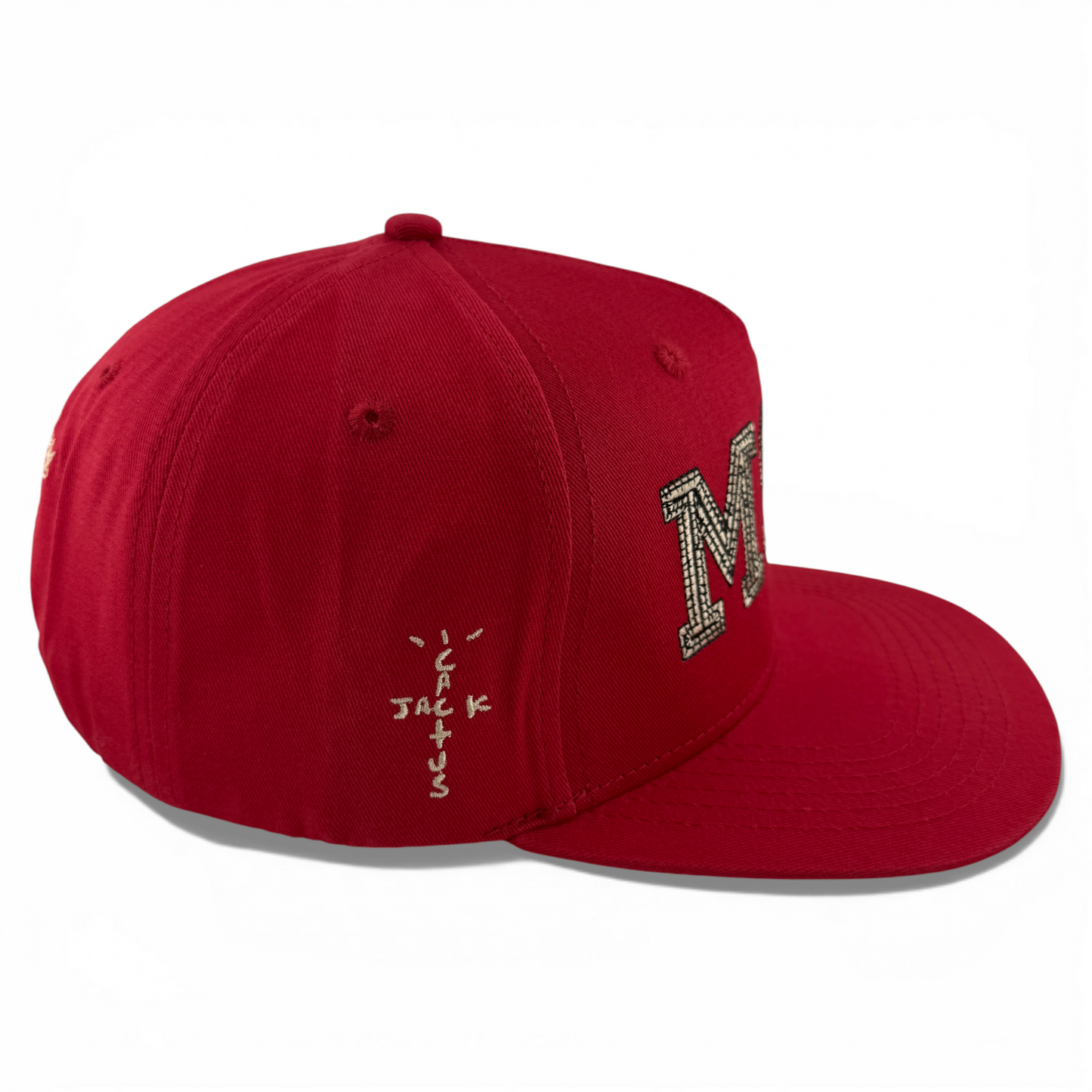 Travis Scott Cactus Jacks Michigan State Univiersity A-Frame Snapback Adjustable