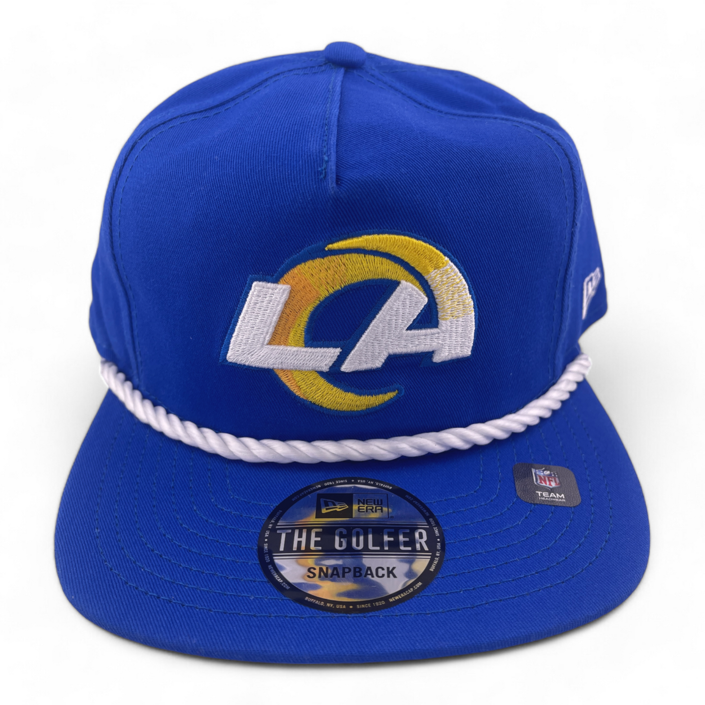 New Era Los Angeles Rams NFL The Golfer Rope A-Frame Snapback Adjustable Hat Cap