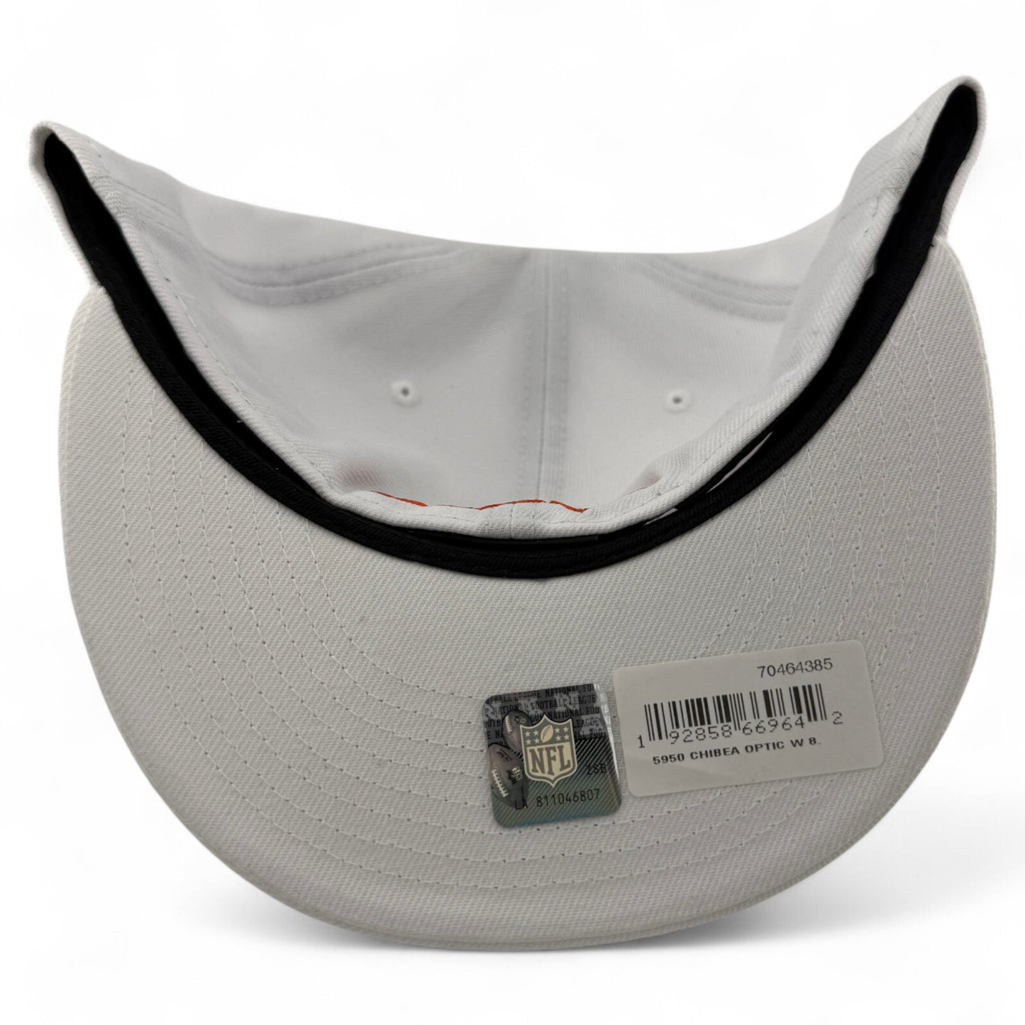 New Era Chicago Bears NFL Team Basic Classic White 59Fifty Fitted Hat Cap