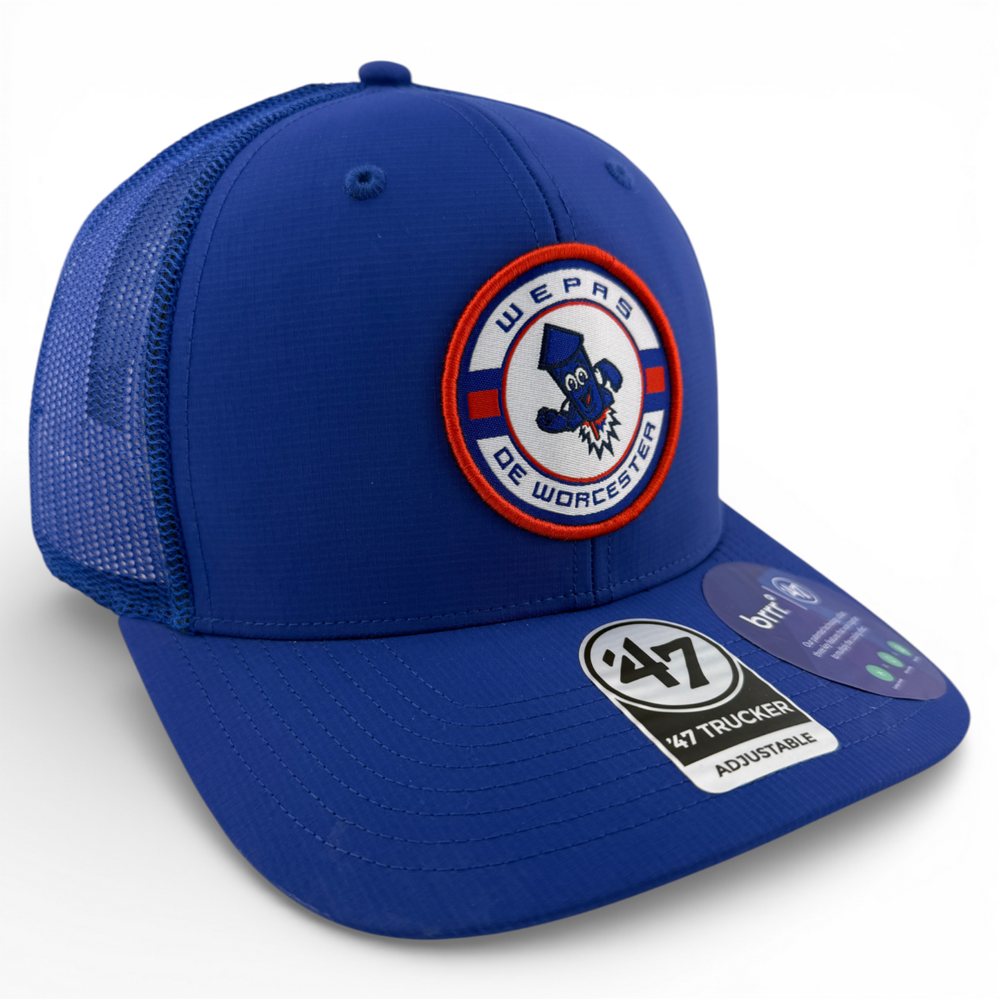 '47 Brand Los Wepas de Worcester Royal Wepa Berm Trucker Snapback Adjustable Hat
