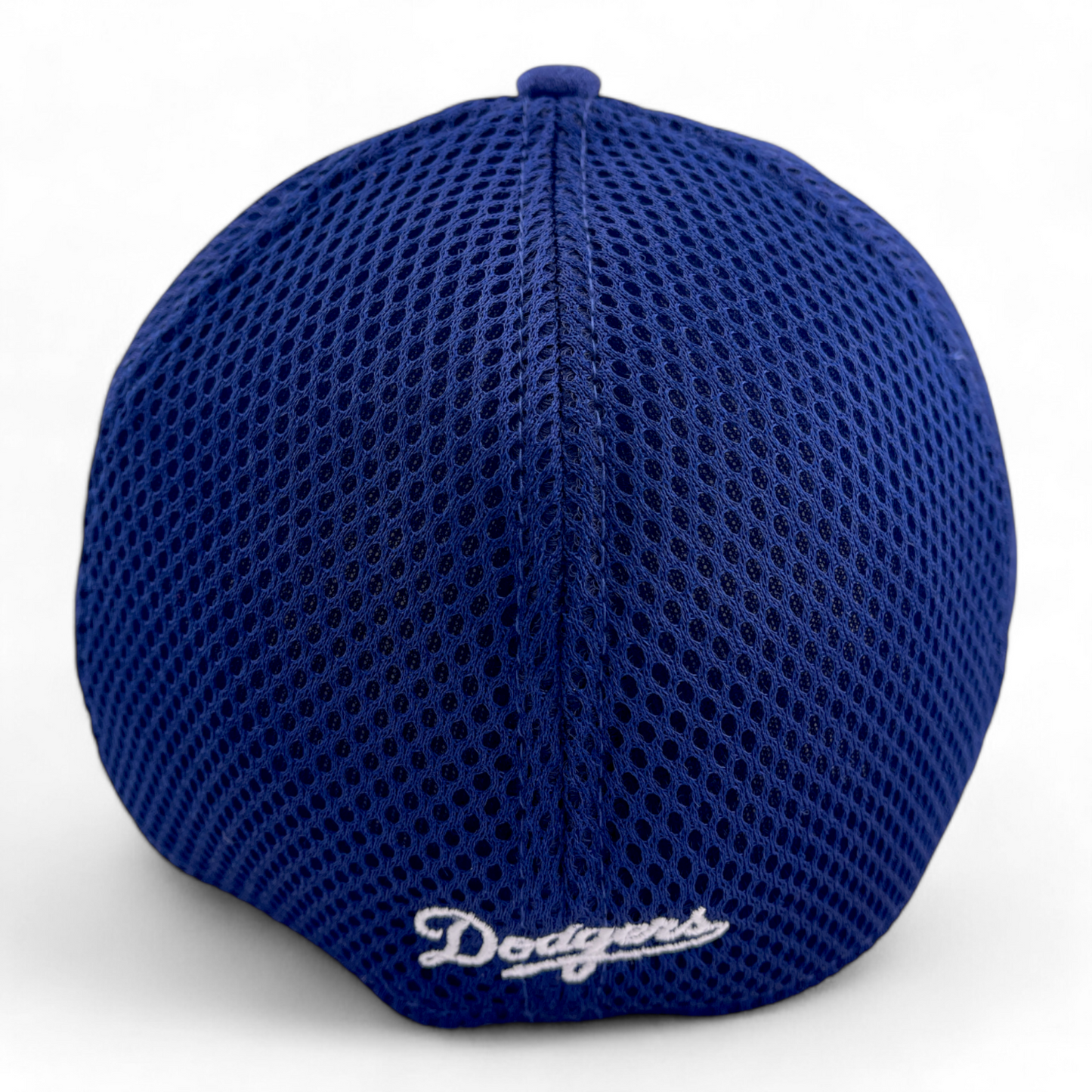 New Era Los Angeles Dodgers MLB Heather Blue Neo Mesh 39Thirty Flex Fit Hat Cap