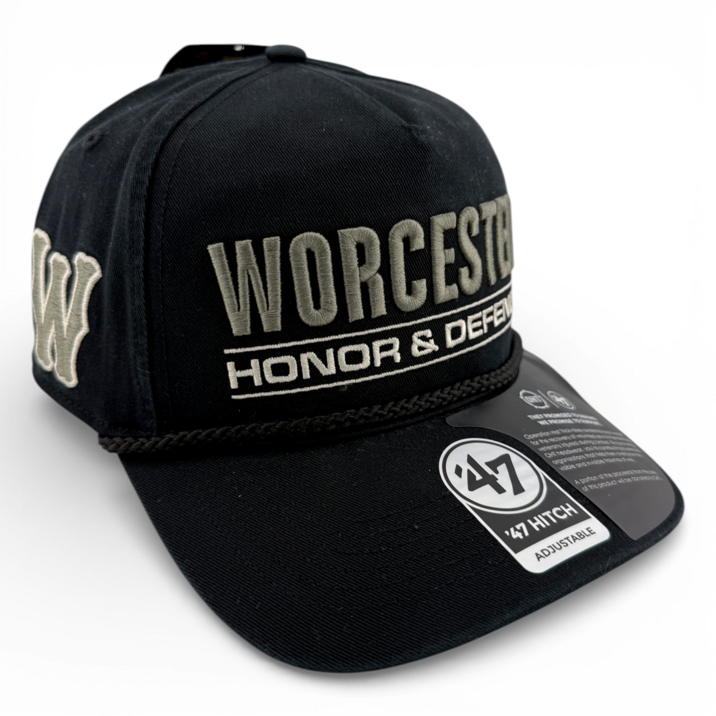 '47 Brand Worcester Red Sox OHT Homeland Hitch Rope Snapback Adjustable Hat