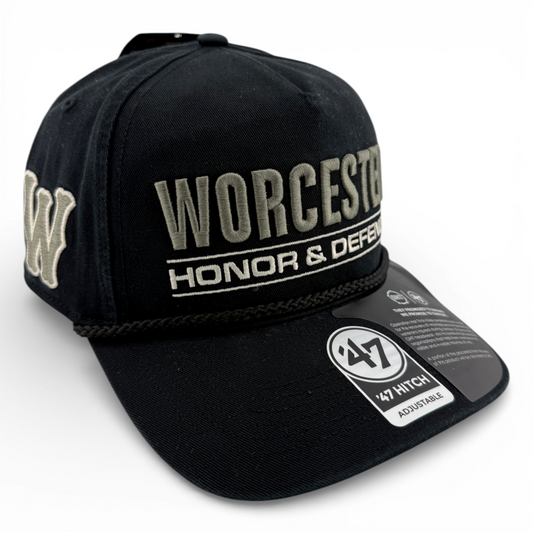 '47 Brand Worcester Red Sox OHT Homeland Hitch Rope Snapback Adjustable Hat