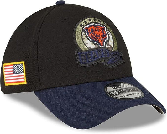 New Era Chicago Bears NFL 2022 Salute to Service 39Thirty Hat Cap