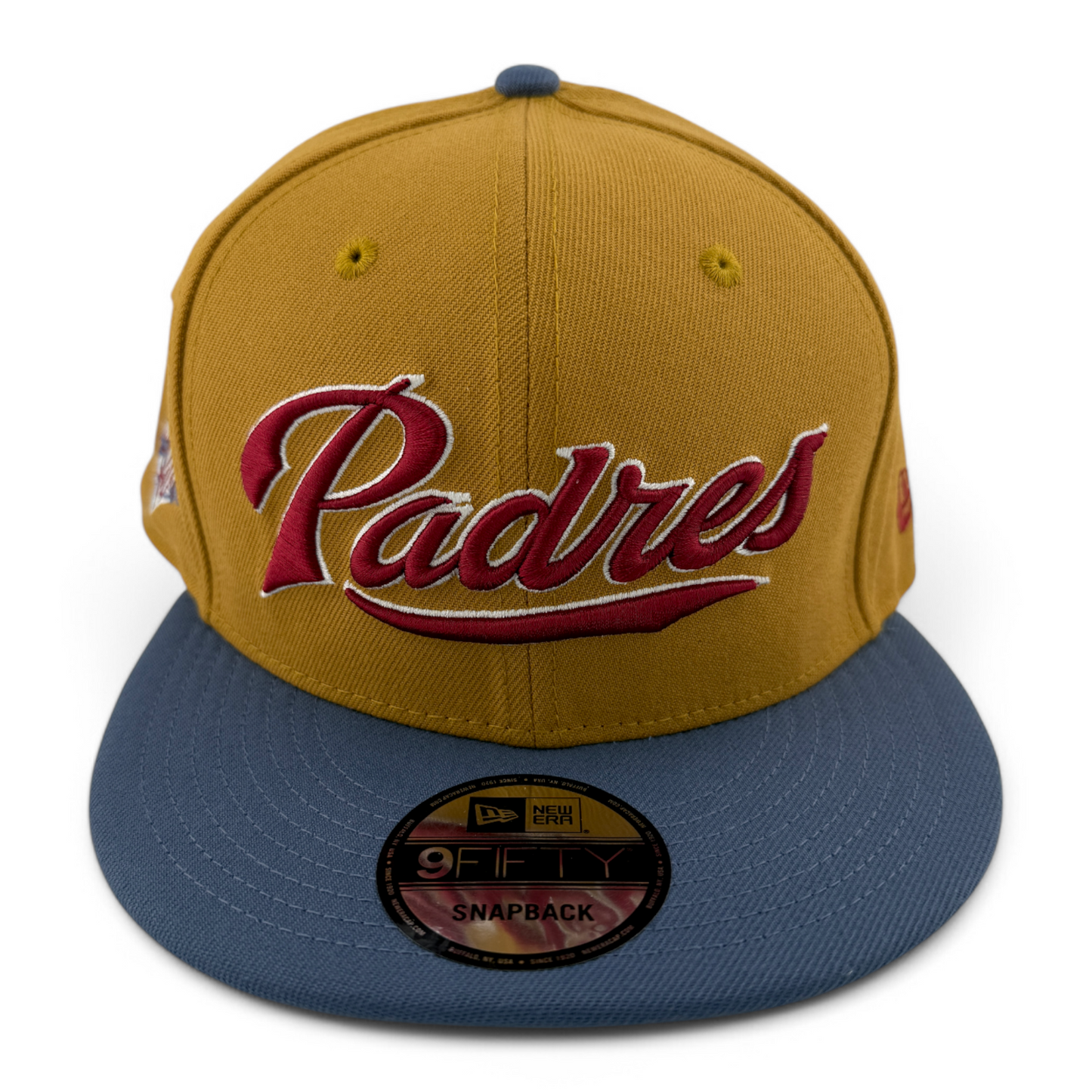New Era San Diego Padres MLB Panama Tan 9FIFTY Snapback Adjustable Hat Cap