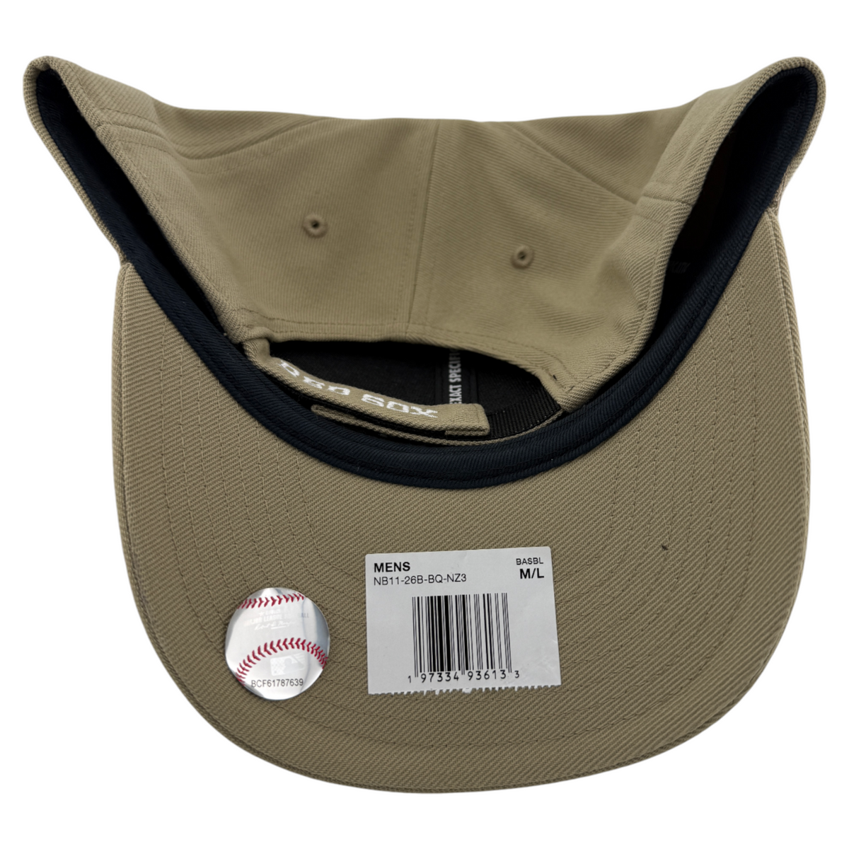 Nike Boston Red Sox MLB Khaki Tan Club Cap Structured Adjustable Hat Adult M/L