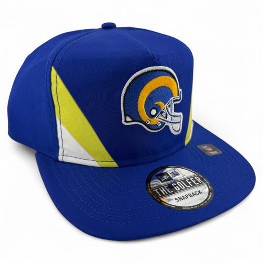New Era Los Angeles Rams NFL Retro Nylon Golfer A-Frame Snapback Adjustable Hat