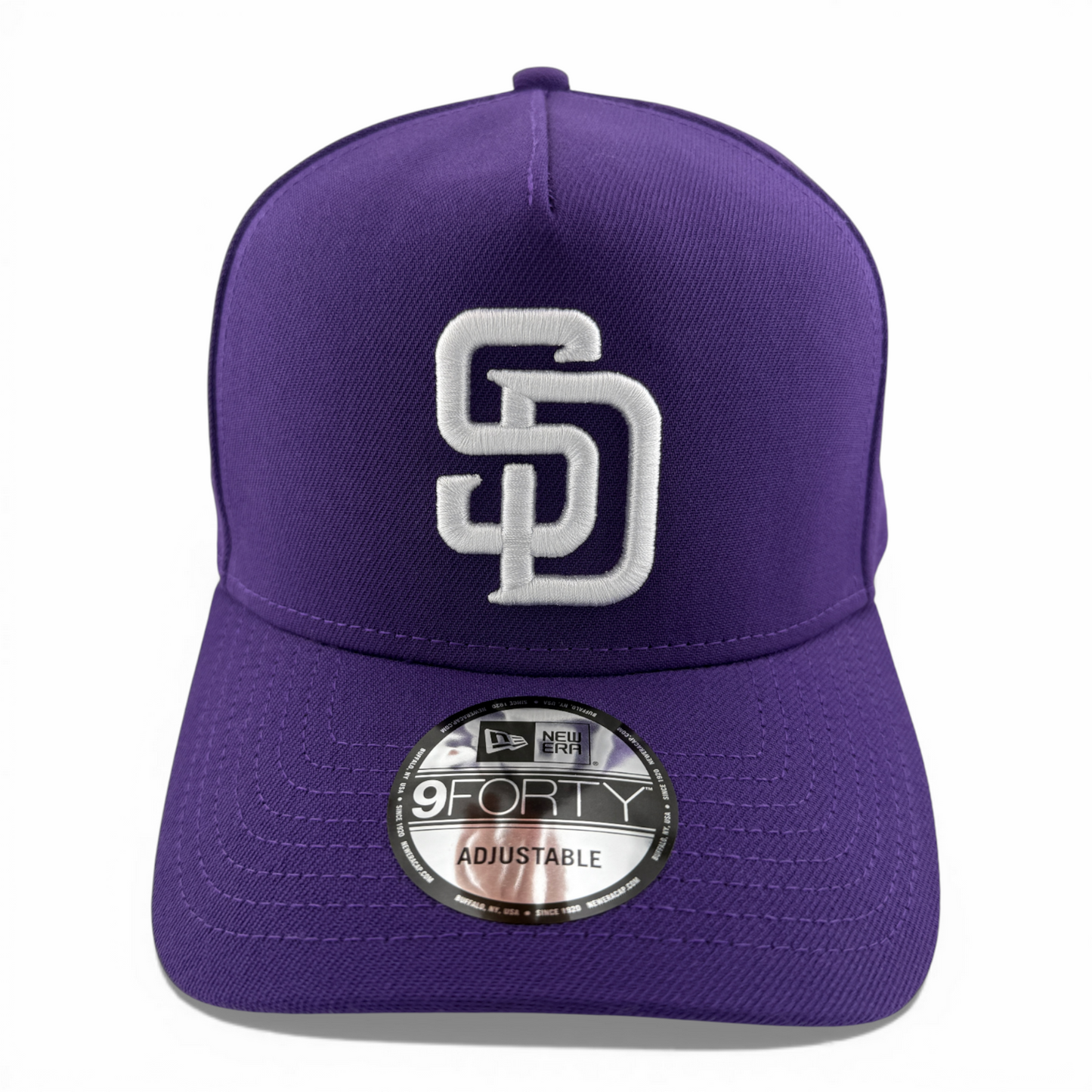 New Era San Diego Padres MLB Purple A-Frame 9Forty Snapback Adjustable Hat Cap