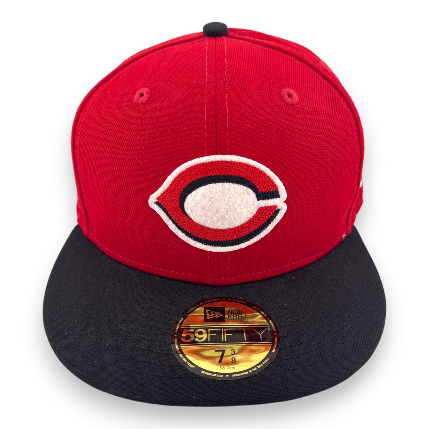 New Era Cincinnati Reds 1990 World Series Letterman Back Grey UV 59FIFTY Hat Cap