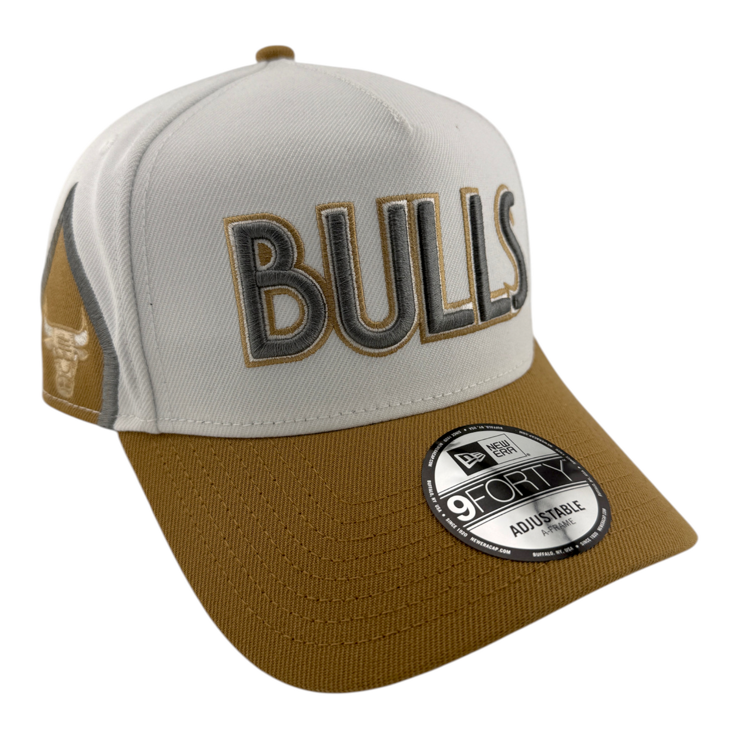 New Era Chicago Bulls NBA 25 City Edition A-Frame 9Forty Snapback Adjustable Hat