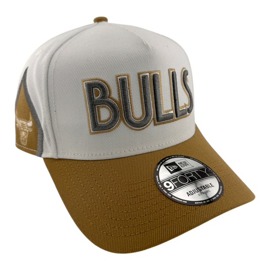 New Era Chicago Bulls NBA 25 City Edition A-Frame 9Forty Snapback Adjustable Hat