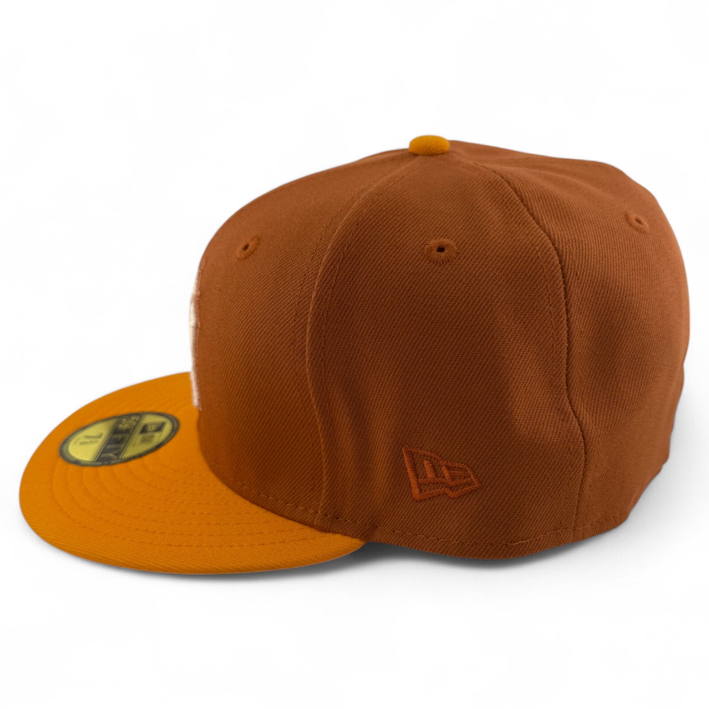 New Era New York Yankees MLB Rust Gold Pack Tan 59FIFTY Fitted Hat Cap