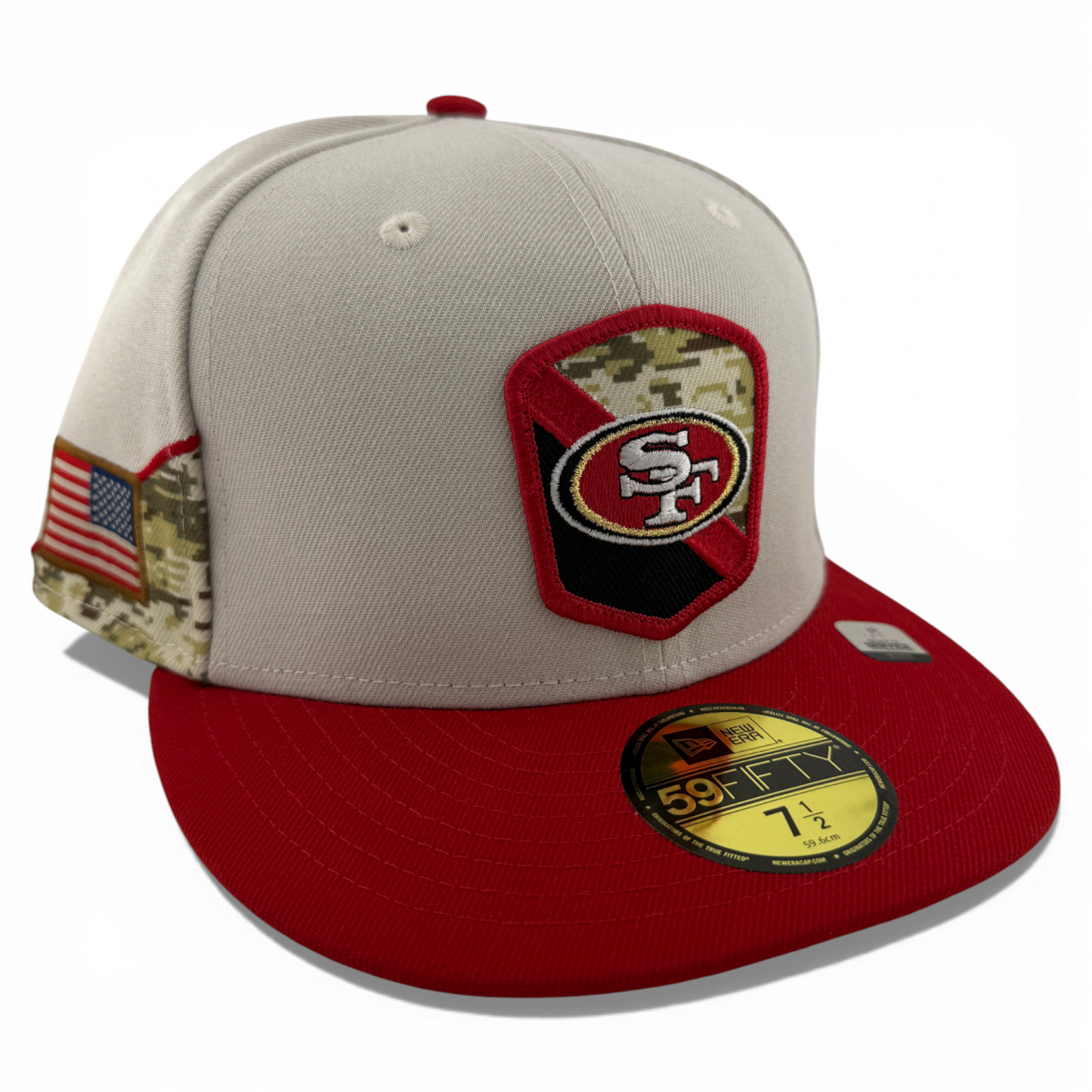 New Era San Francisco 49ers NFL 2023 Salute to Service 59Fifty Fitted Hat Cap