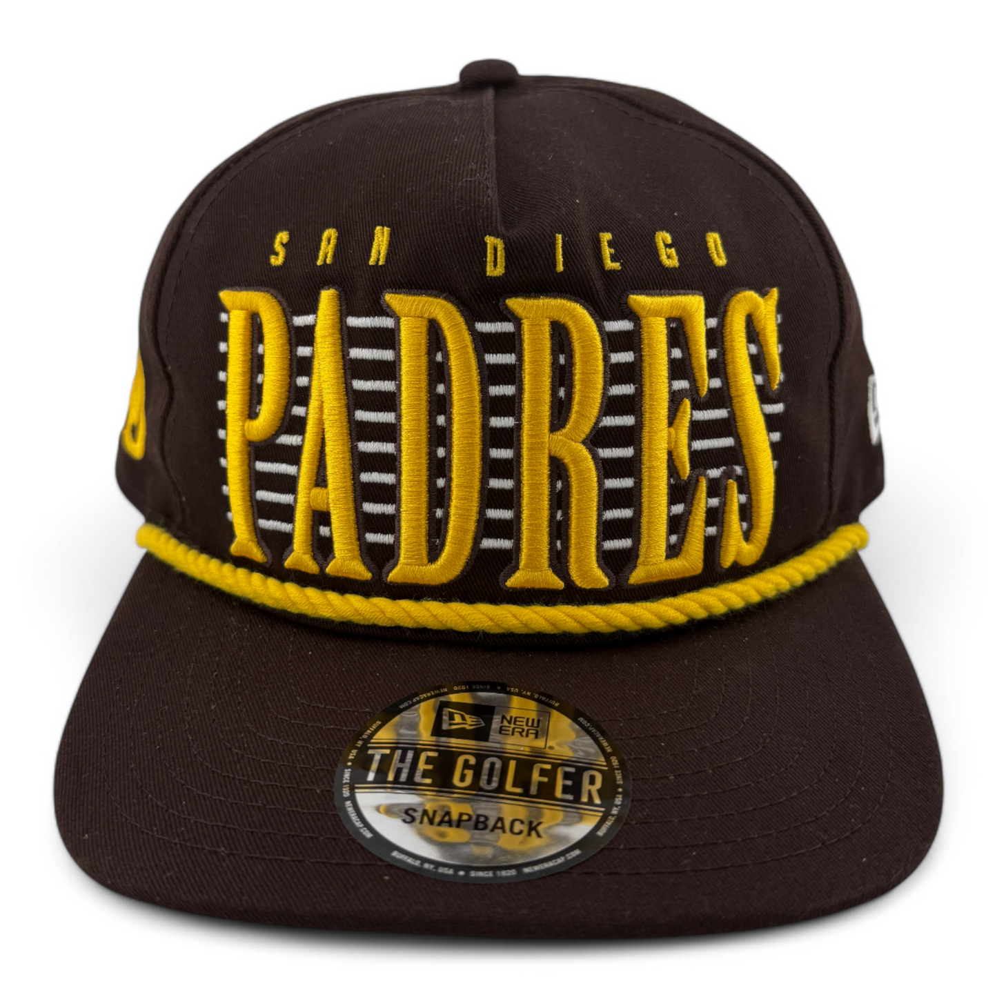 New Era San Diego Padres MLB The Golfer Line A-Frame Snapback Adjustable Hat Cap
