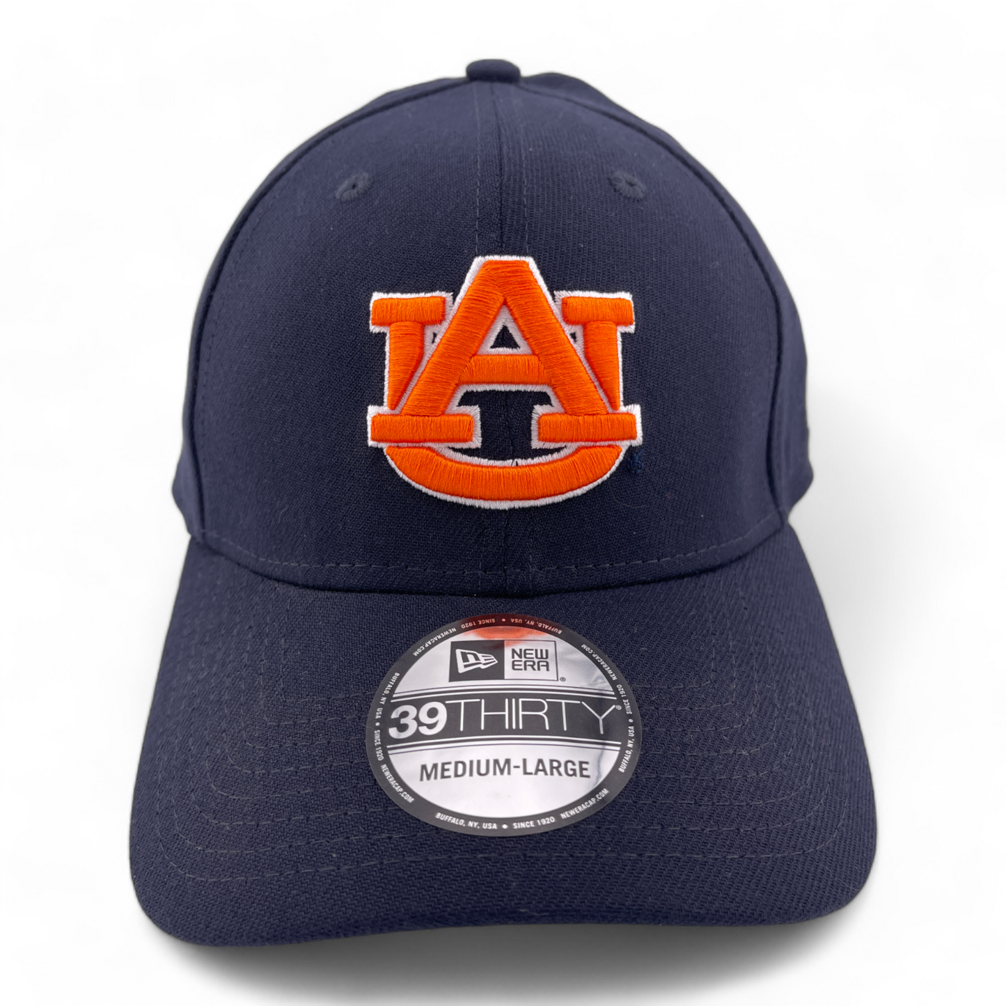 New Era Auburn University Tigers NCAA Navy 39Thirty Flex Fit Hat Cap