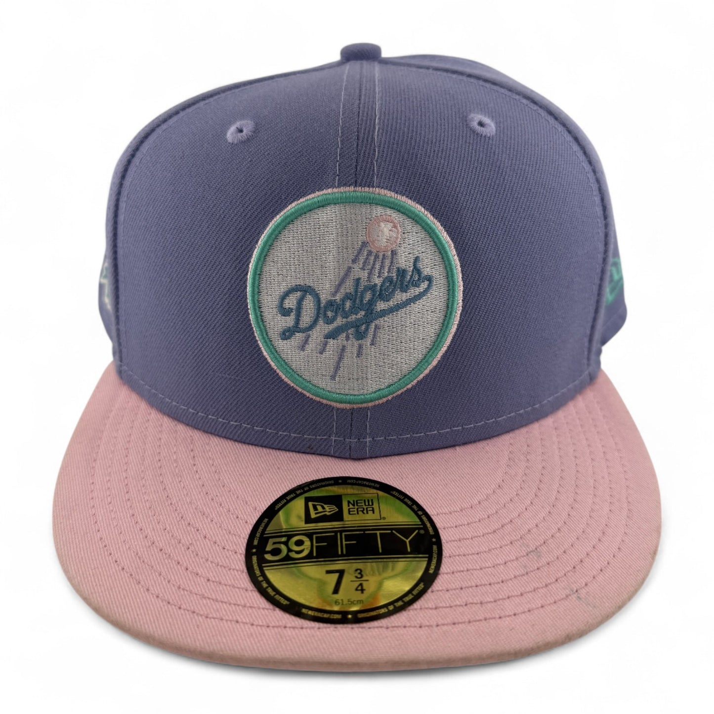 New Era Los Angeles Dodgers MLB 55th Anniversary Lavender 59FIFTY Fitted Hat Cap