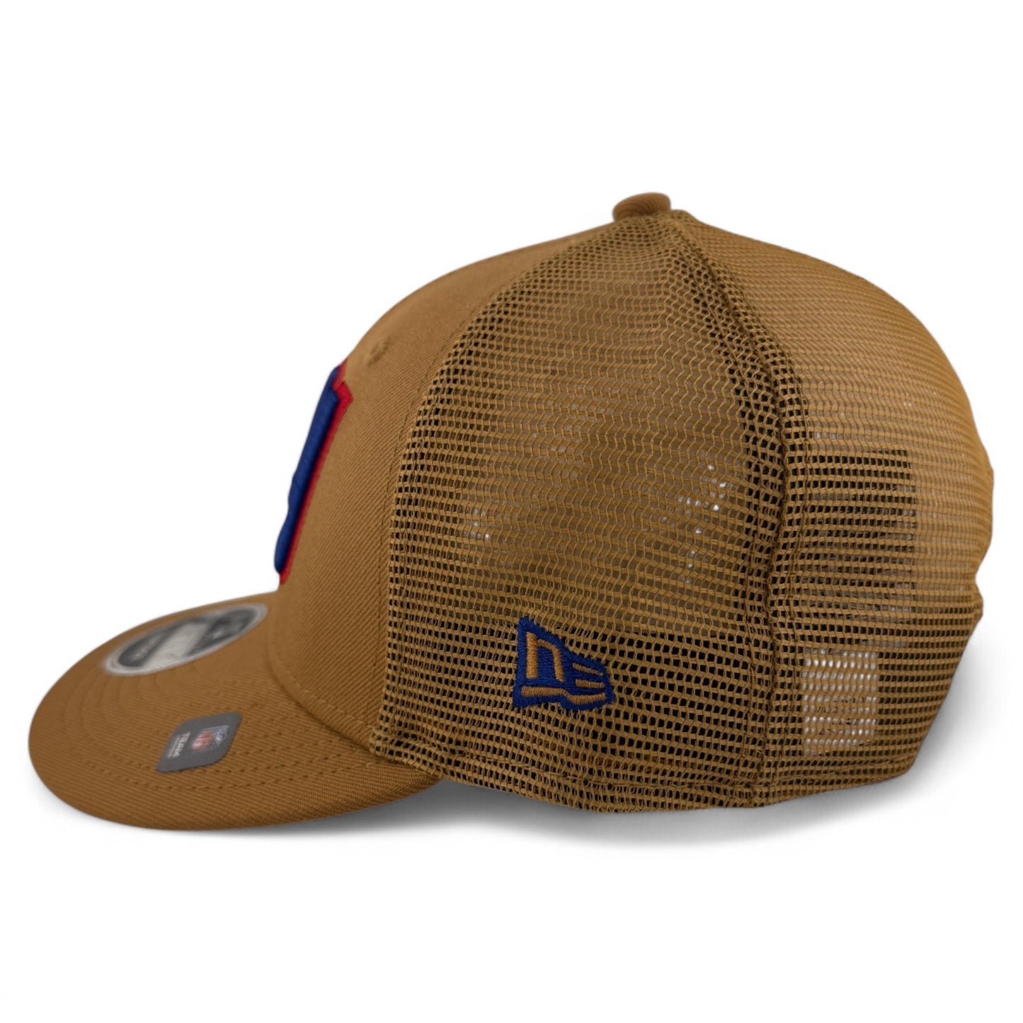 New Era New York Giants Tan Khaki Bronze Mesh 9Fifty Low Profile Snapback Hat