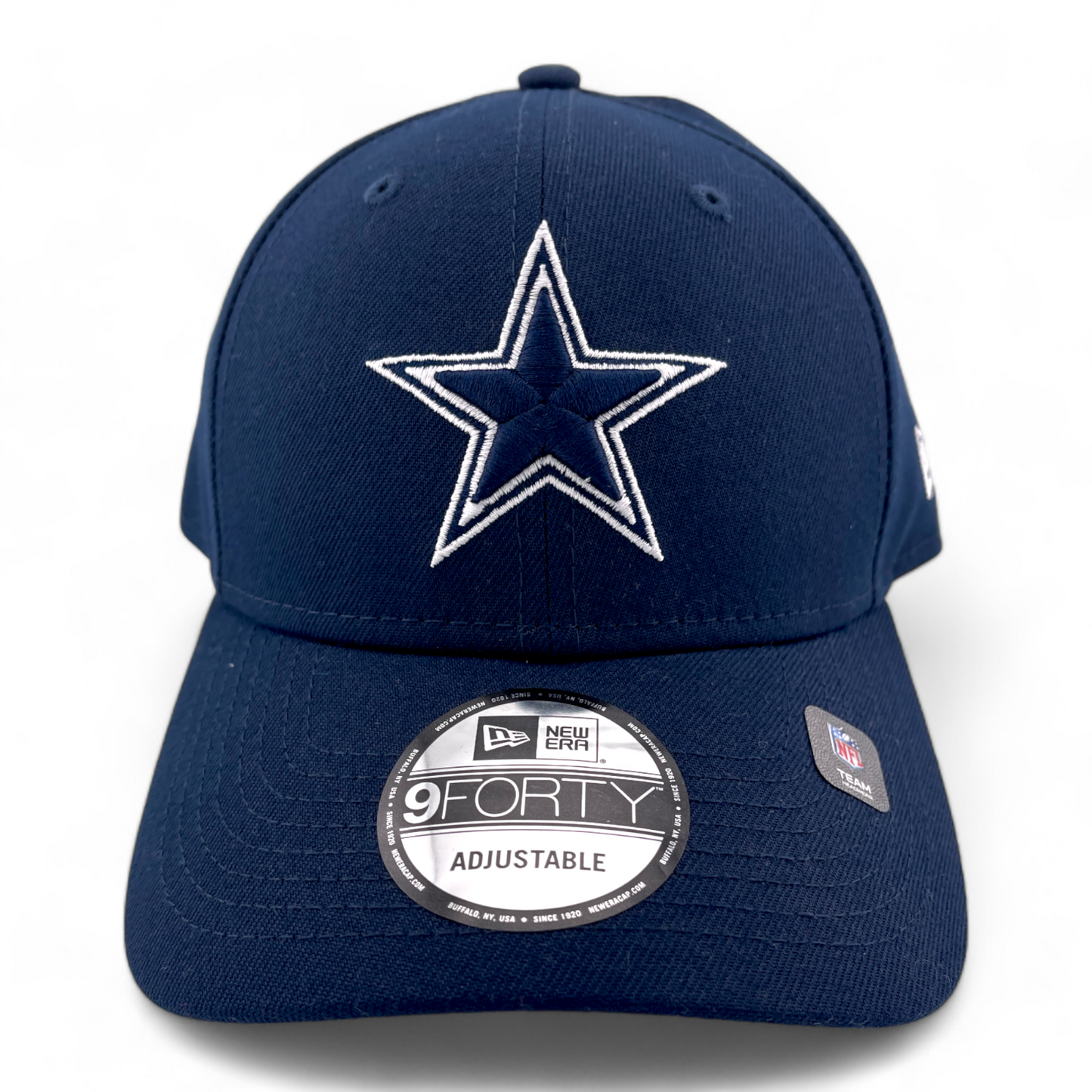 New Era Dallas Cowboys NFL The League Navy Blue Logo 9Forty Adjustable Hat Cap