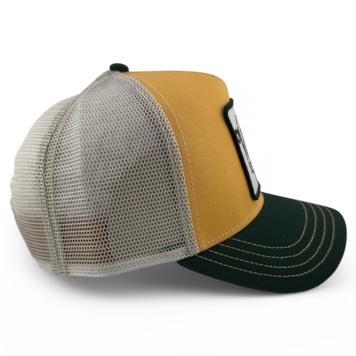 Goorin Bros The Cash Cow Farm Yellow/Green Trucker Adjustable Snapback Hat Cap