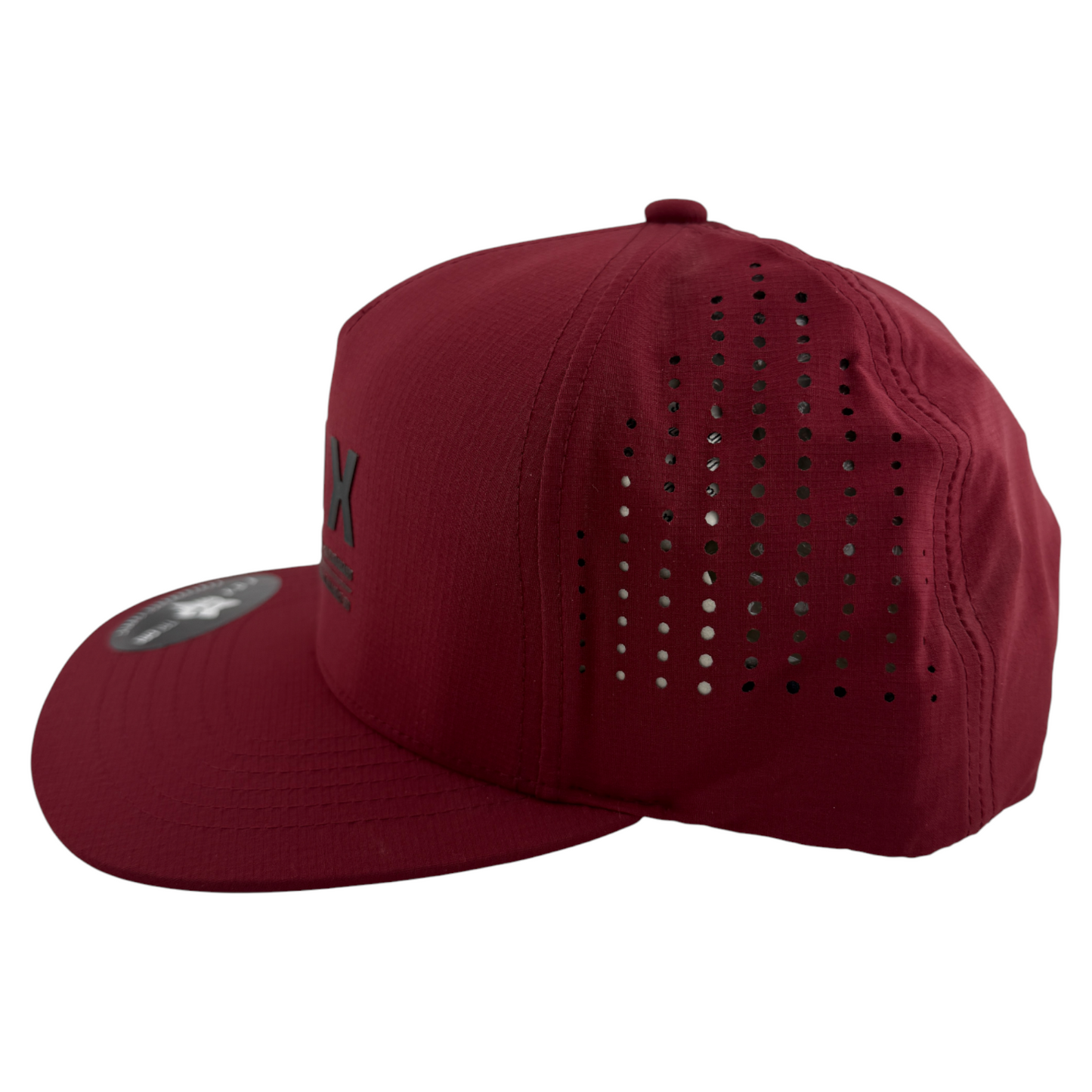 Fox Racing Non Stop Tech Logo Sport A-Frame Maroon Adjustable Snapback Hat Cap
