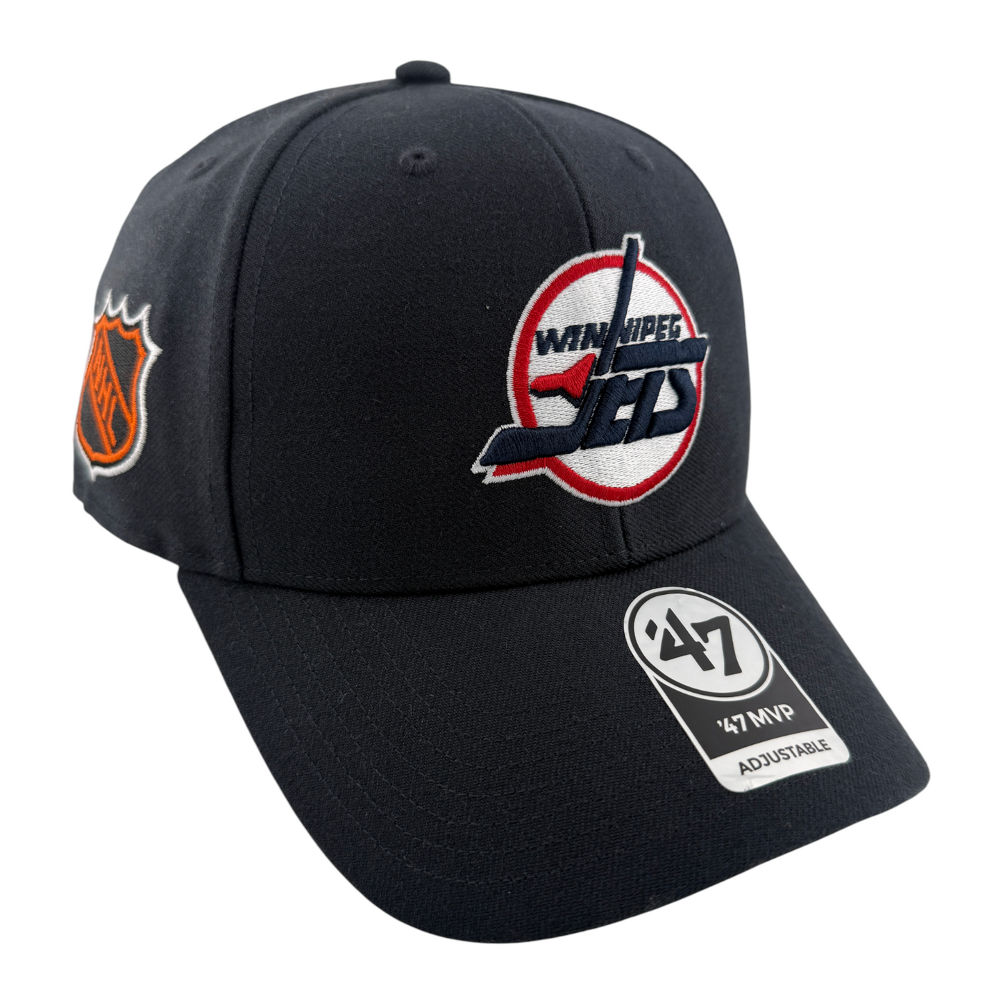 '47 Brand Winnipeg Jets NHL Vintage Sure Shot MVP Snapback Adjustable Hat Cap