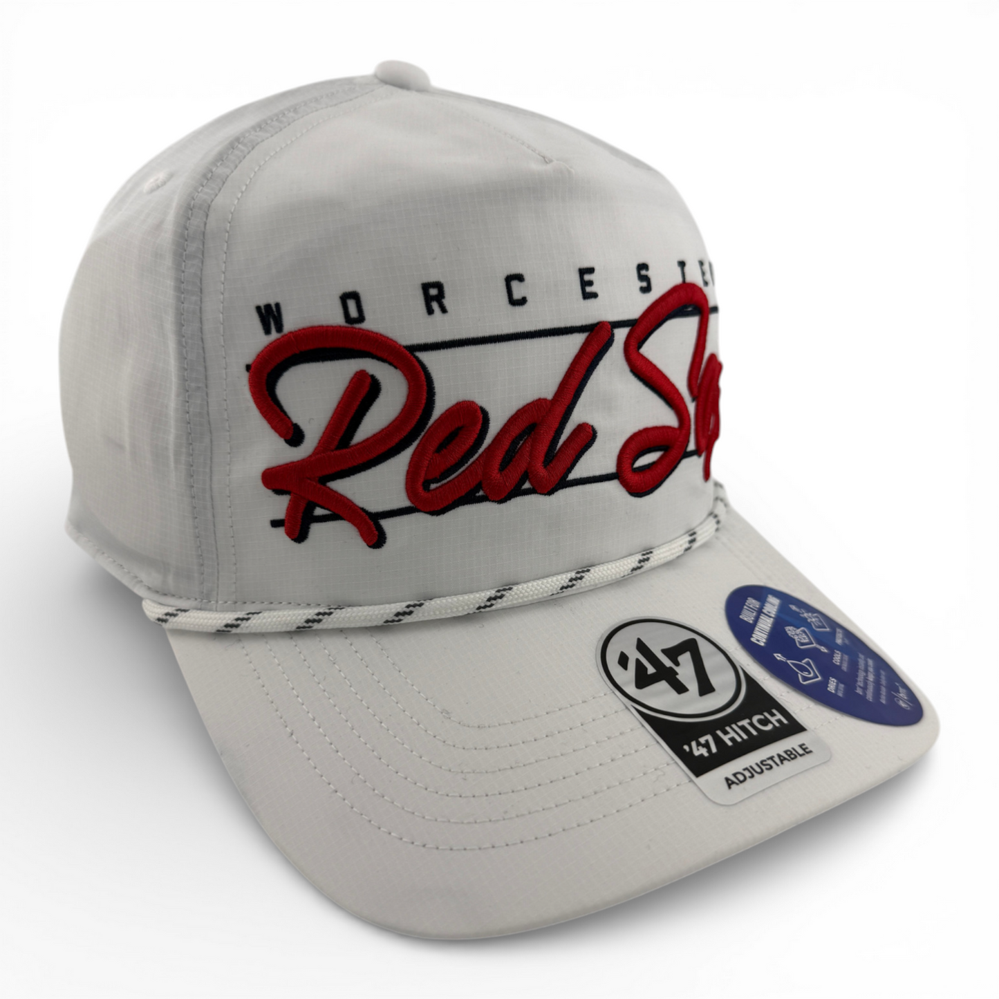 '47 Brand Worcester Red Sox MiLB Brrr Condor Hitch Rope Snapback Adjustable Hat