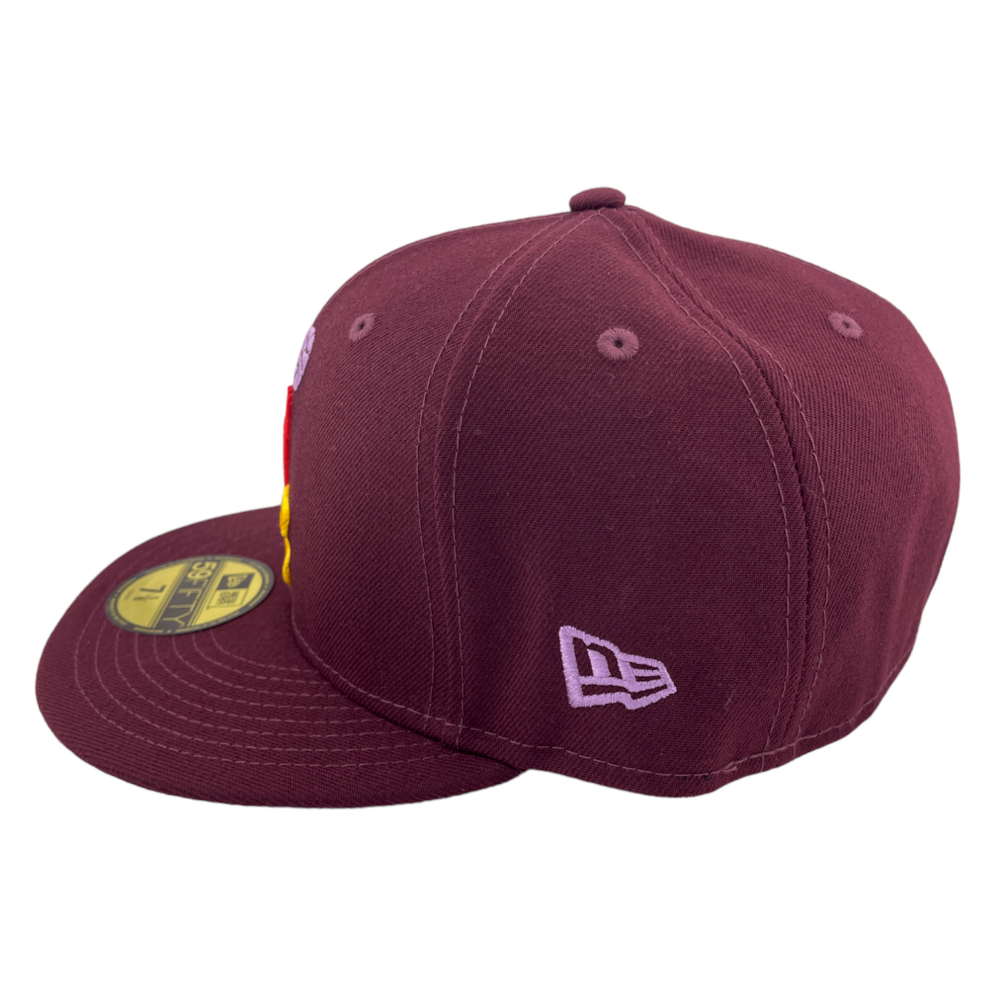 New Era DC Washington Wizards Alt Logo Maroon Purple UV NBA 59Fifty Fitted Hat Cap