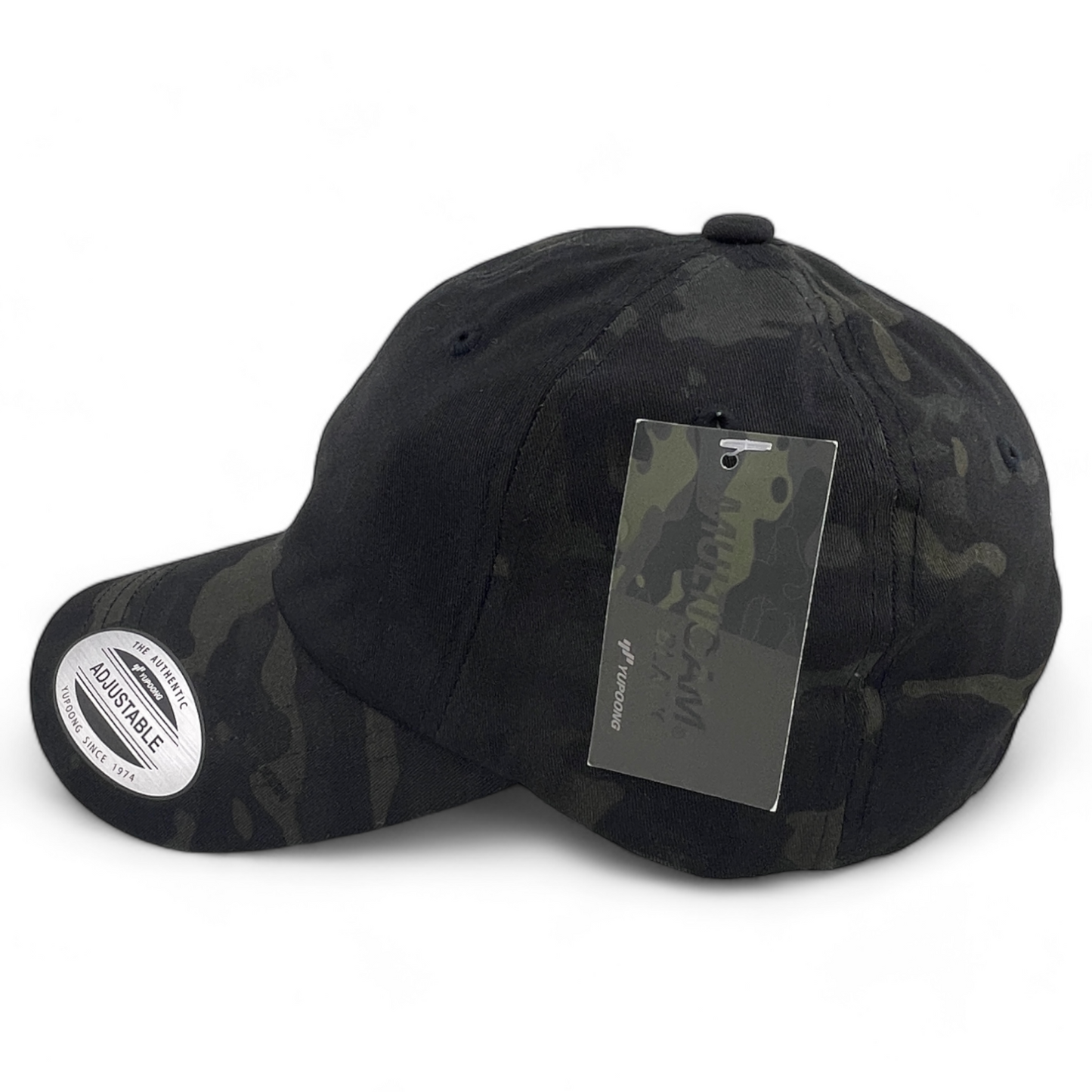 Yupoong Official MultiCam Black Camo Camouflage Adjustable Dad Hat Cap OSFA