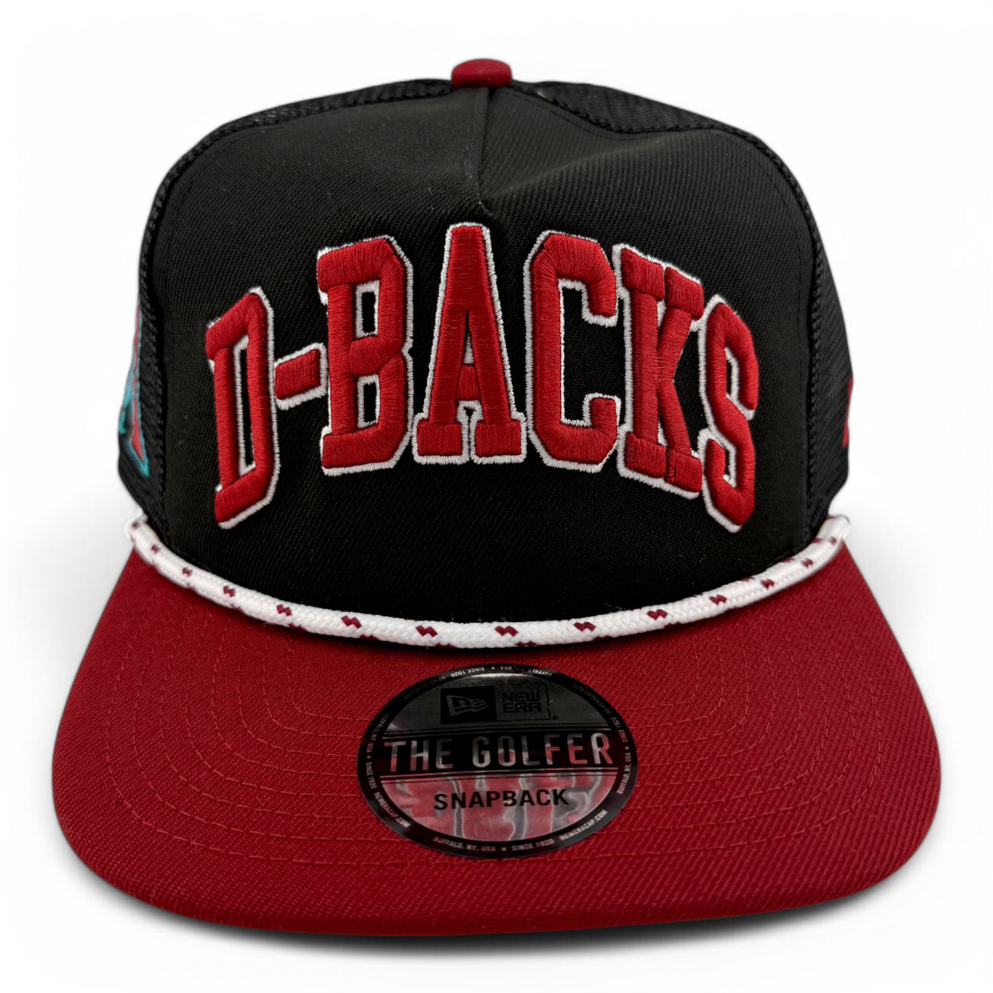 New Era Arizona Diamondbacks Throwback Golfer Rope A-Frame Snapback Adjustable