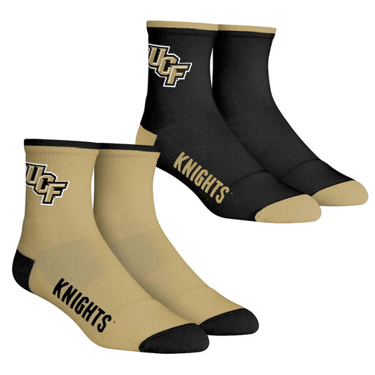 2-PACK Rock 'Em Socks University of Central Florida Knights Super Fan Size L/XL