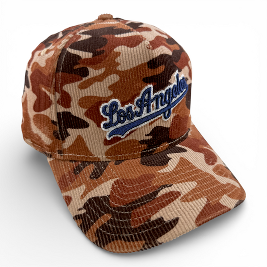 New Era Los Angeles Dodgers MLB Camo Cord A-Frame 9Forty Snapback Adjustable Hat