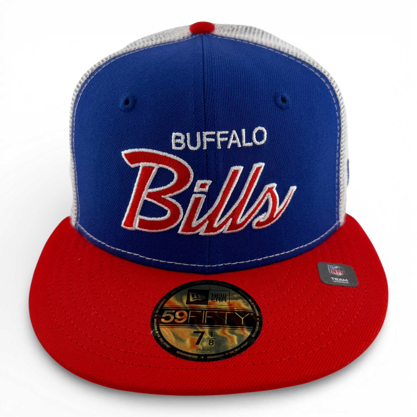 New Era Buffalo Bills NFL Draft ‘04 Lids Script Mesh Back 59FIFTY Fitted Hat Cap