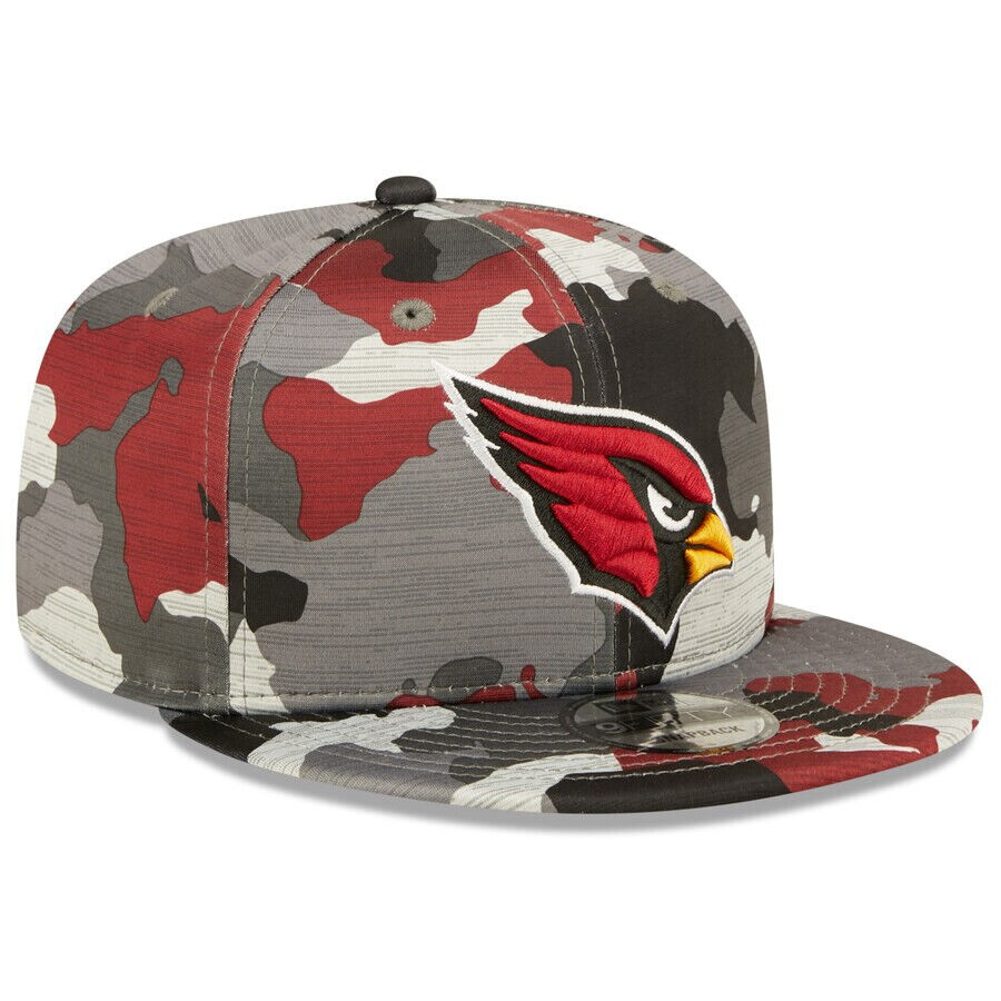 New Era Arizona Cardinals Training Camp 2022 NFL Red Camo 9FIFTY Snapback Hat