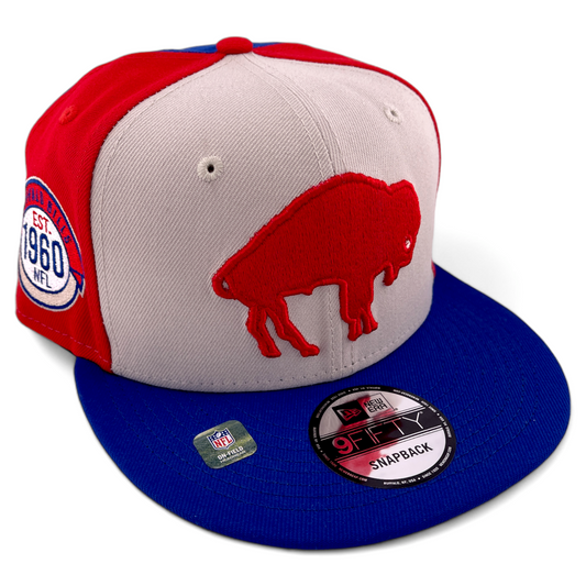 New Era Buffalo Bills NFL 2023 Sideline Historic Logo 9FIFTY Snapback Hat Cap