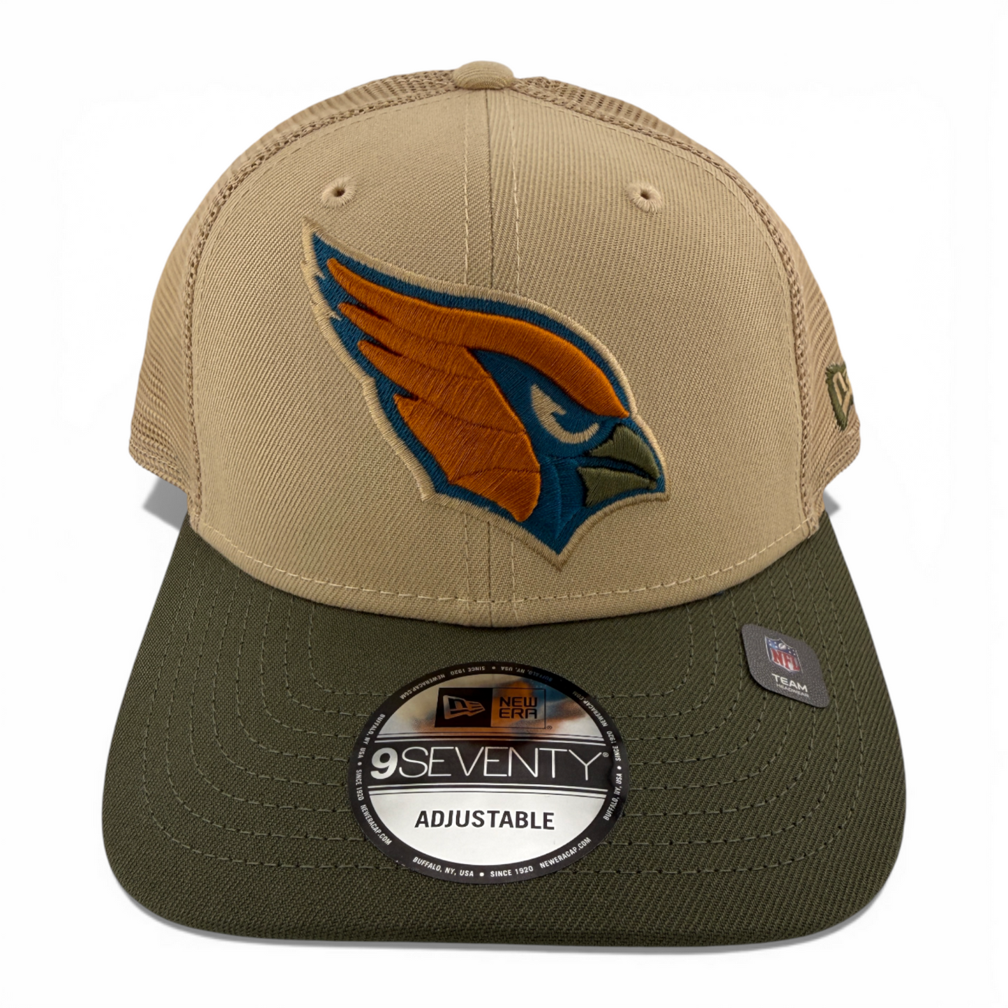 New Era Arizona Cardinals NFL 2-Tone Tan/Olive 9Seventy Adjustable Hat Cap