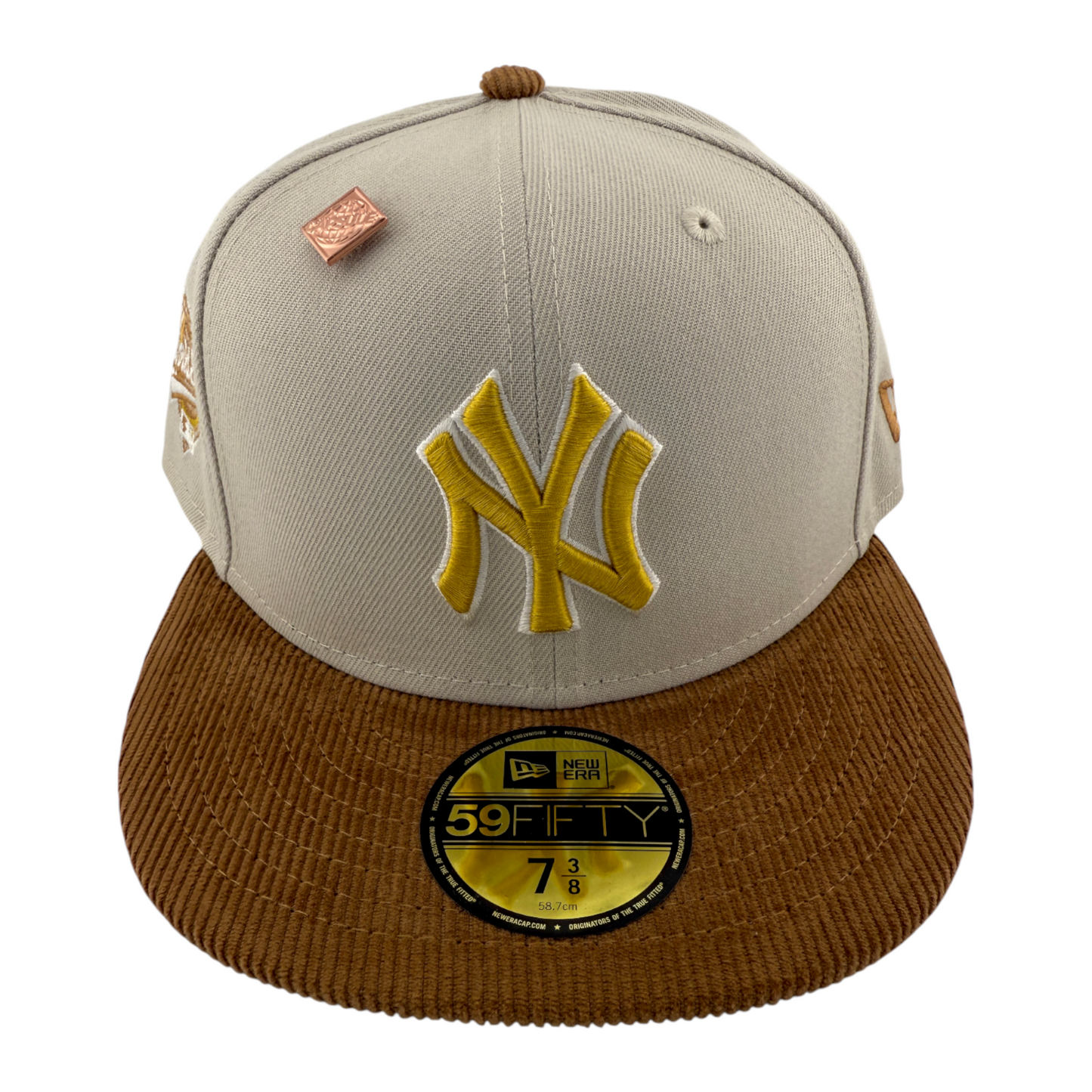 New Era New York Yankees MLB Corduroy Visor Capsule Exclusive 59FIFTY Fitted Hat