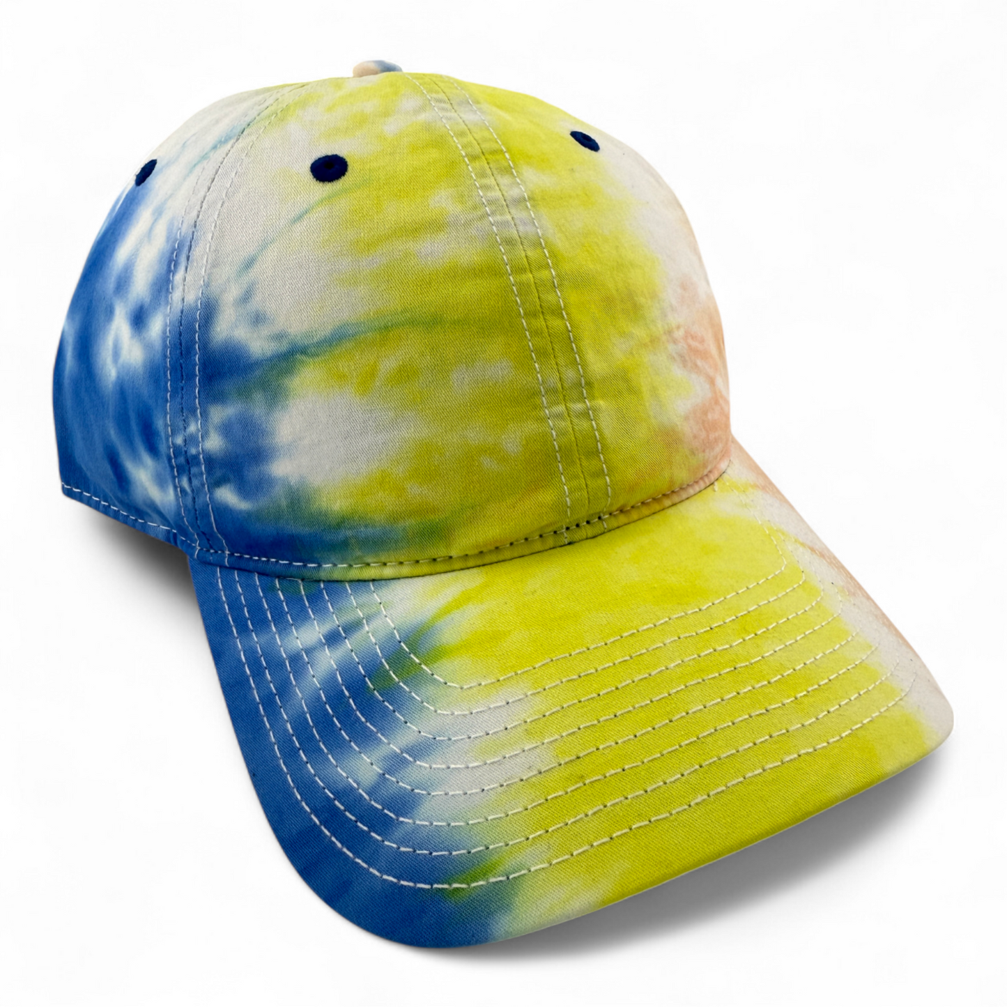 The Game GB482 Sunrise Tie Dye Blank Twill Unstructured Adjustable Dad Hat Cap