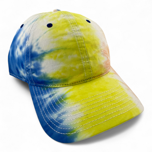 The Game GB482 Sunrise Tie Dye Blank Twill Unstructured Adjustable Dad Hat Cap