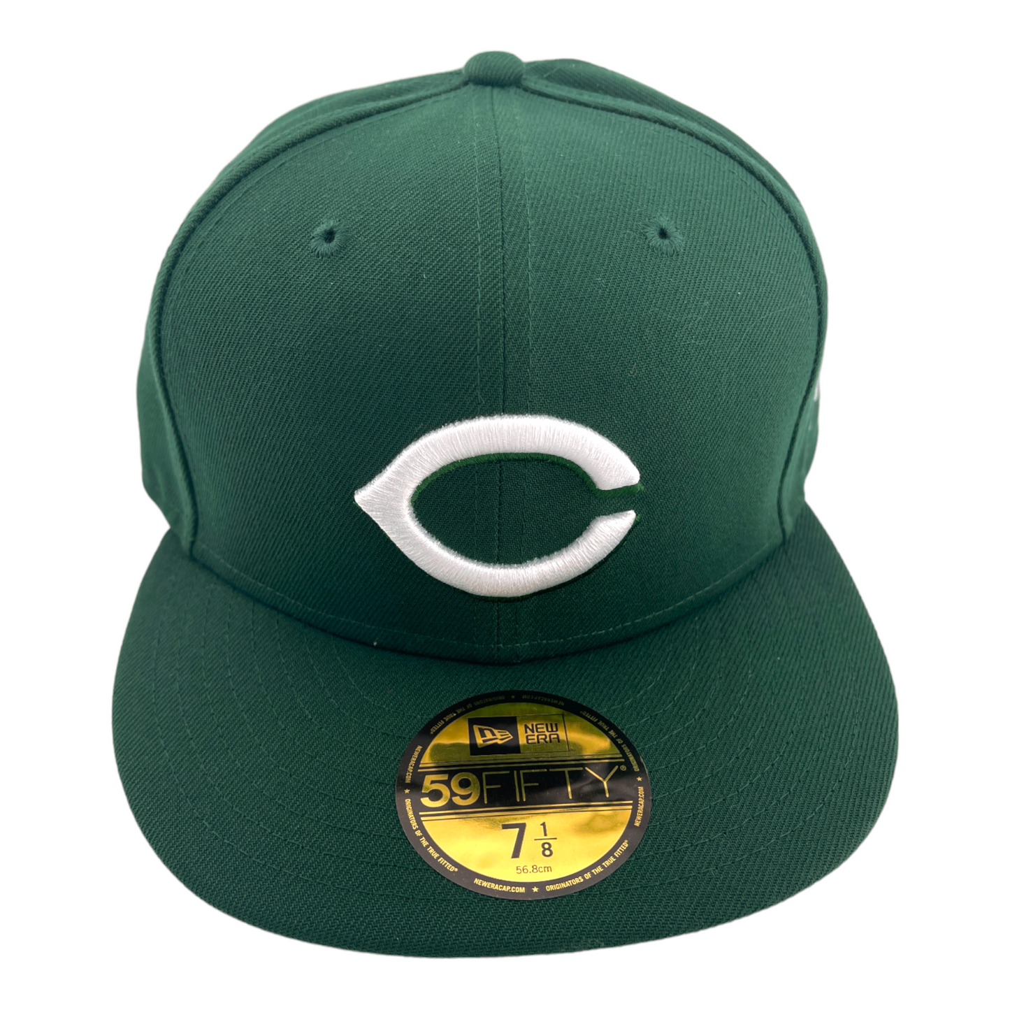 New Era Cincinnati Reds Dark Green Pack Hunter/Grey UV MLB 59FIFTY Fitted Hat